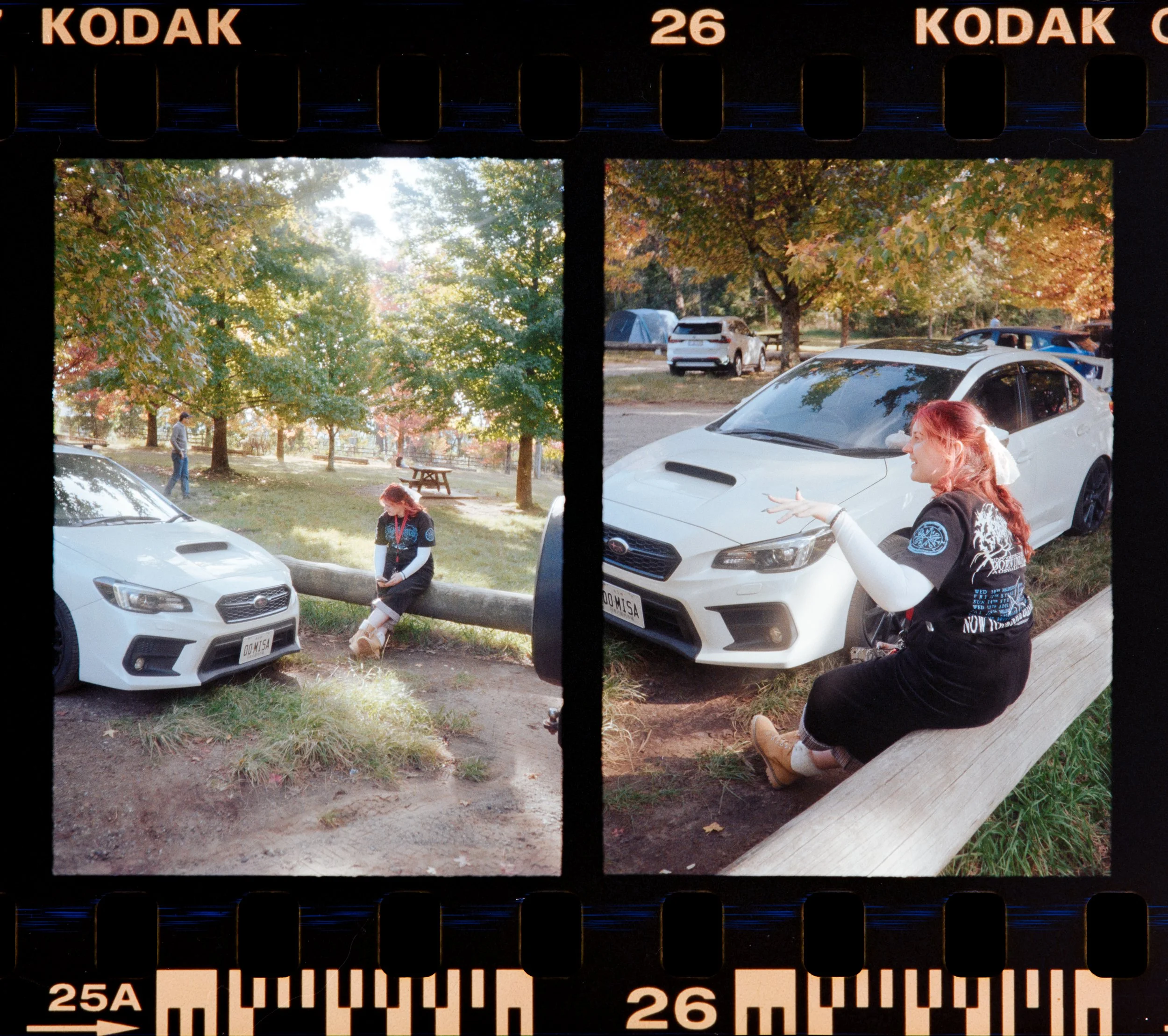 Mel and Misa, relaxing at the park