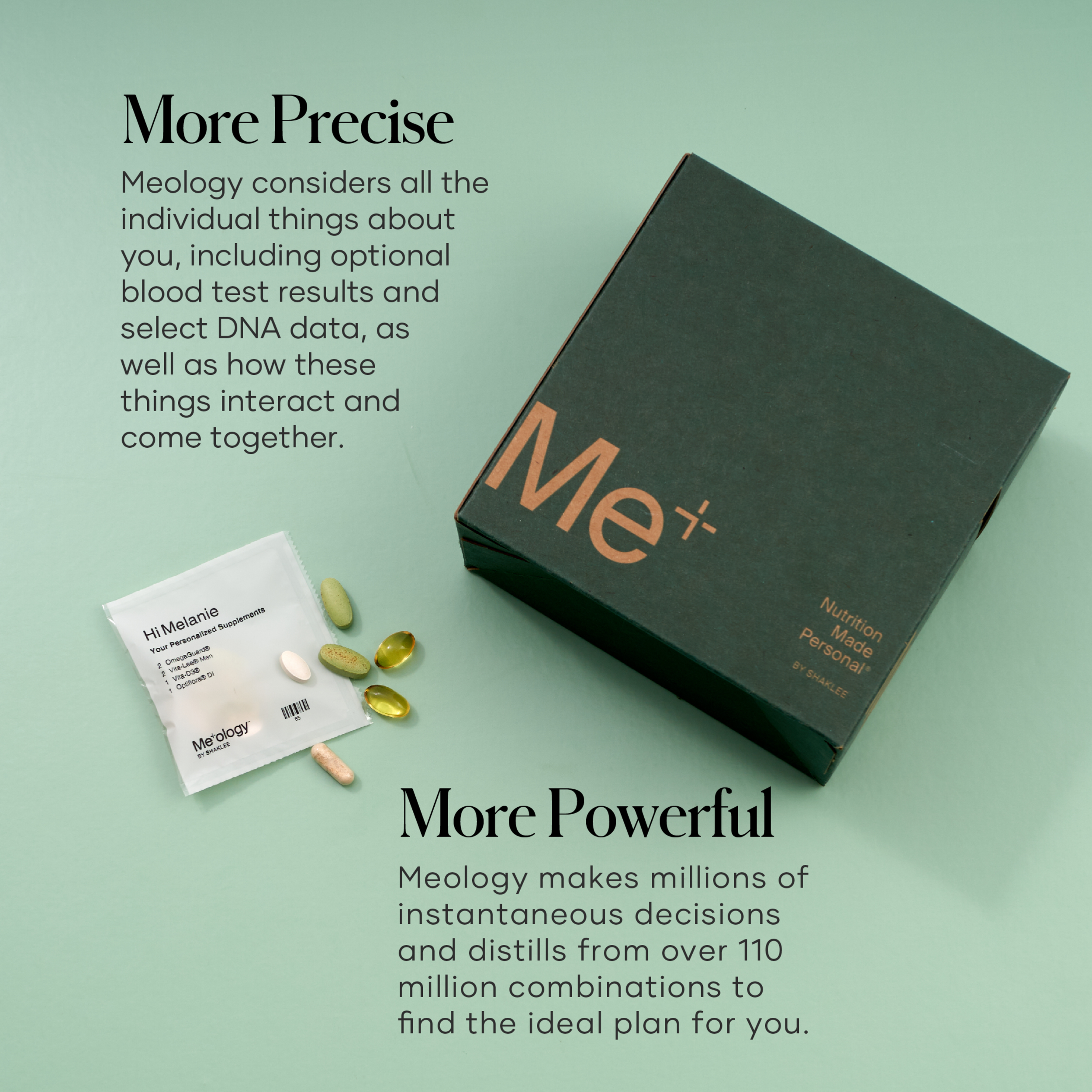 PERSONALIZED BEST MULTI VITAMIN NUTRITION FOR WOMEN MEN KIDS SHAKLEE MEOLOGY