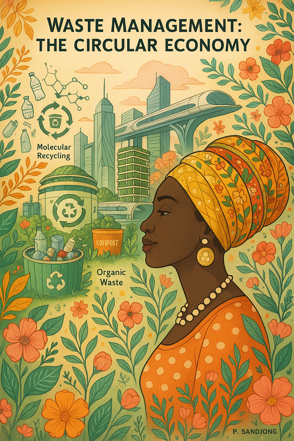 
5. Waste Management: The Circular Economy

· No Landfills: The city operates a zero-waste policy.
· Molecular Recycling: All non-organic waste is sorted and processed using advanced techniques (e.g., pyrolysis) where graphene itself can be a catalys