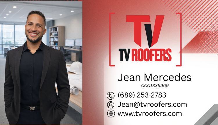 TV Roofers Business Card