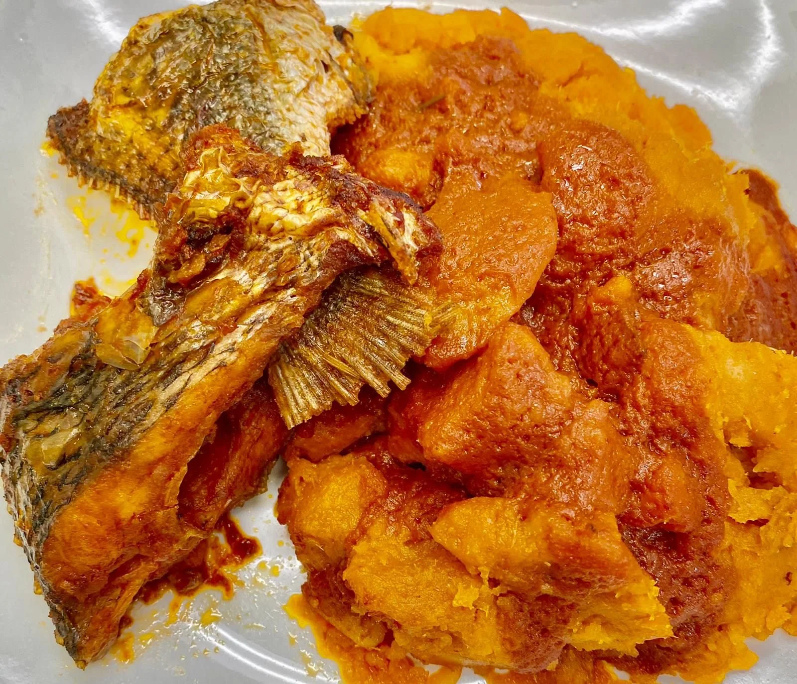 Yam Porridge w/ Fish