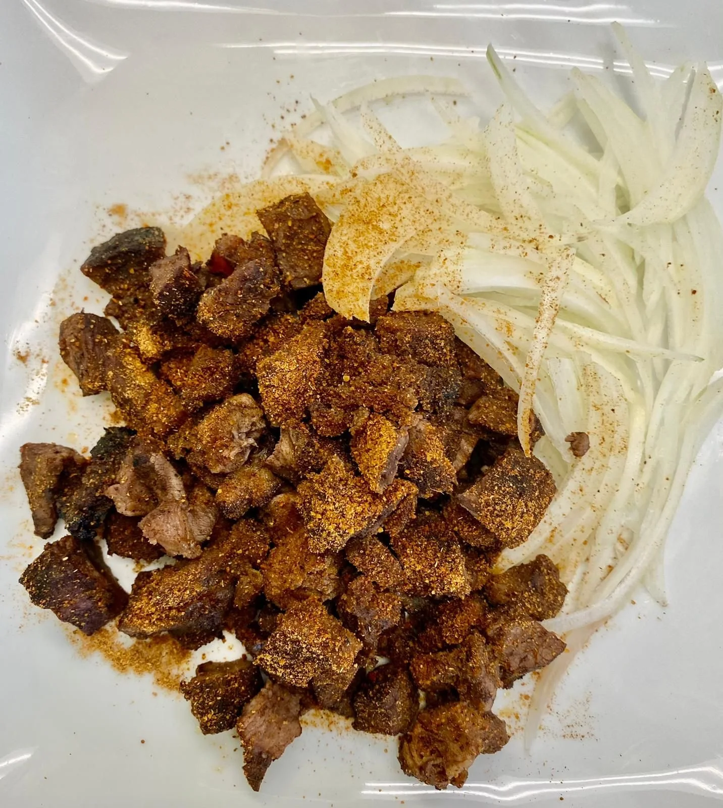 Beef Suya w/ Onions
