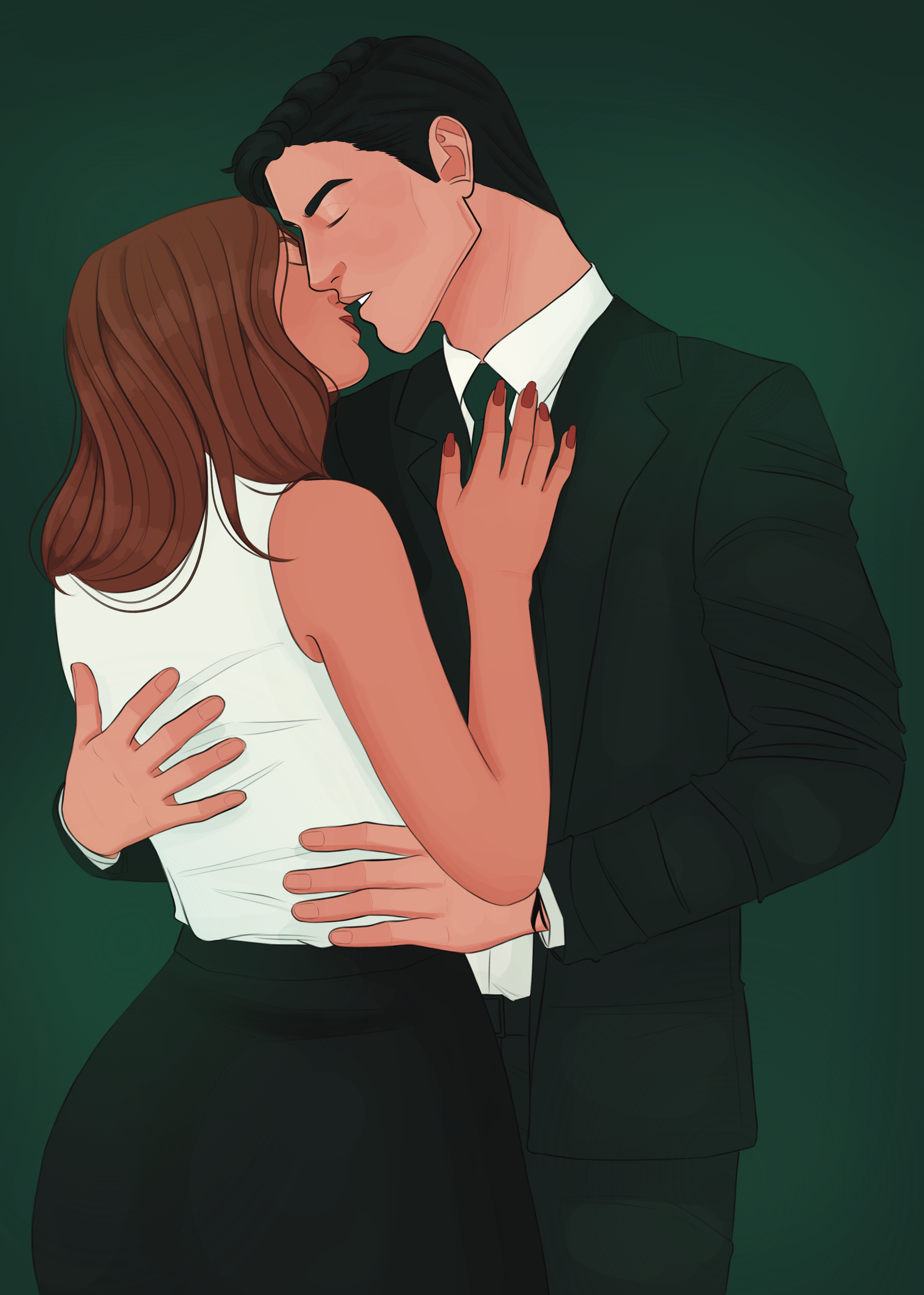 Serena and Ian Character Art