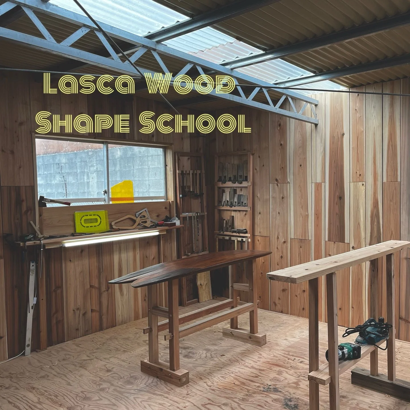 Lasca Wood &amp; Shape School
#okinawa
#woodworking 
#woodensigns