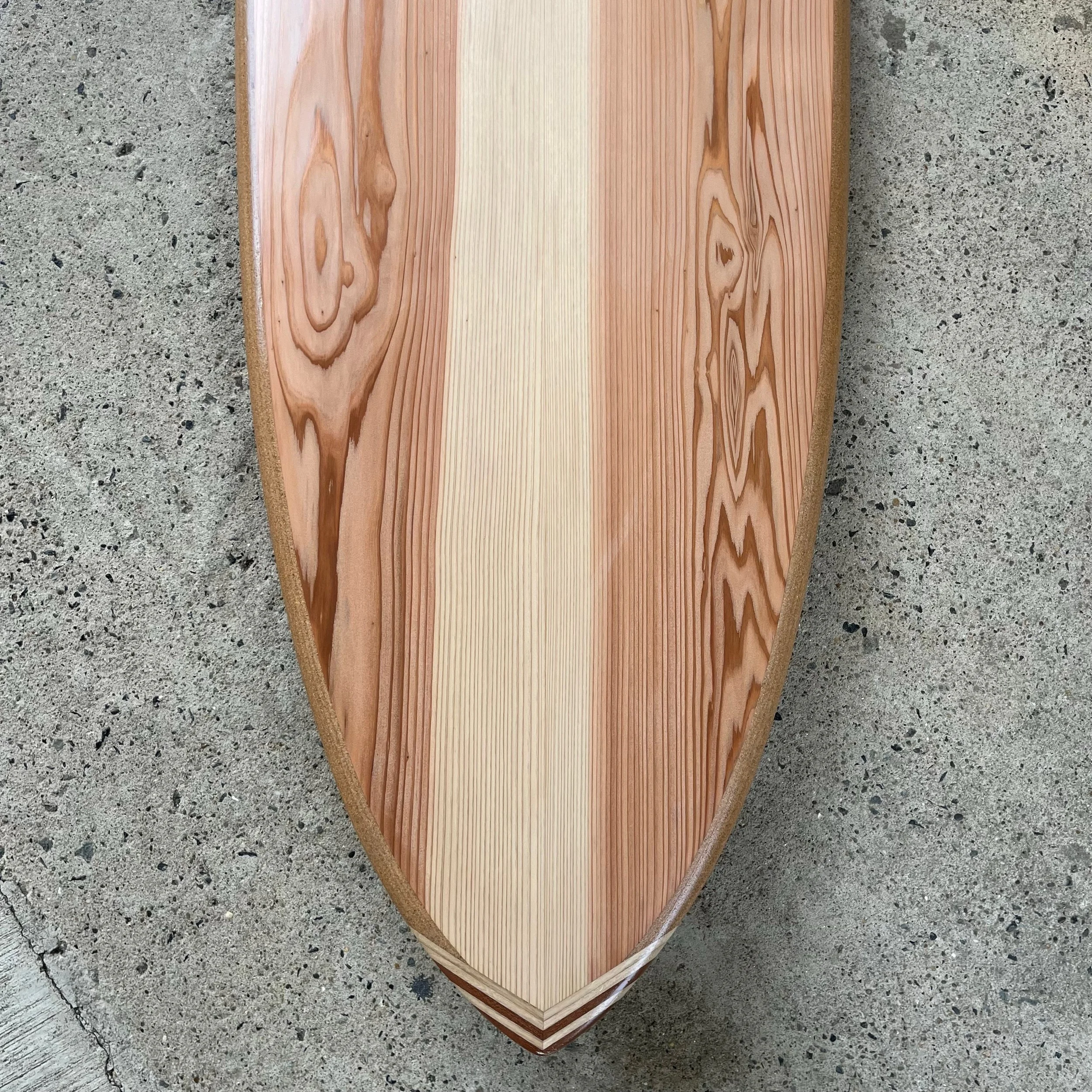 Rice ball model Single fin 6&rsquo;8&rdquo;
#woodworking