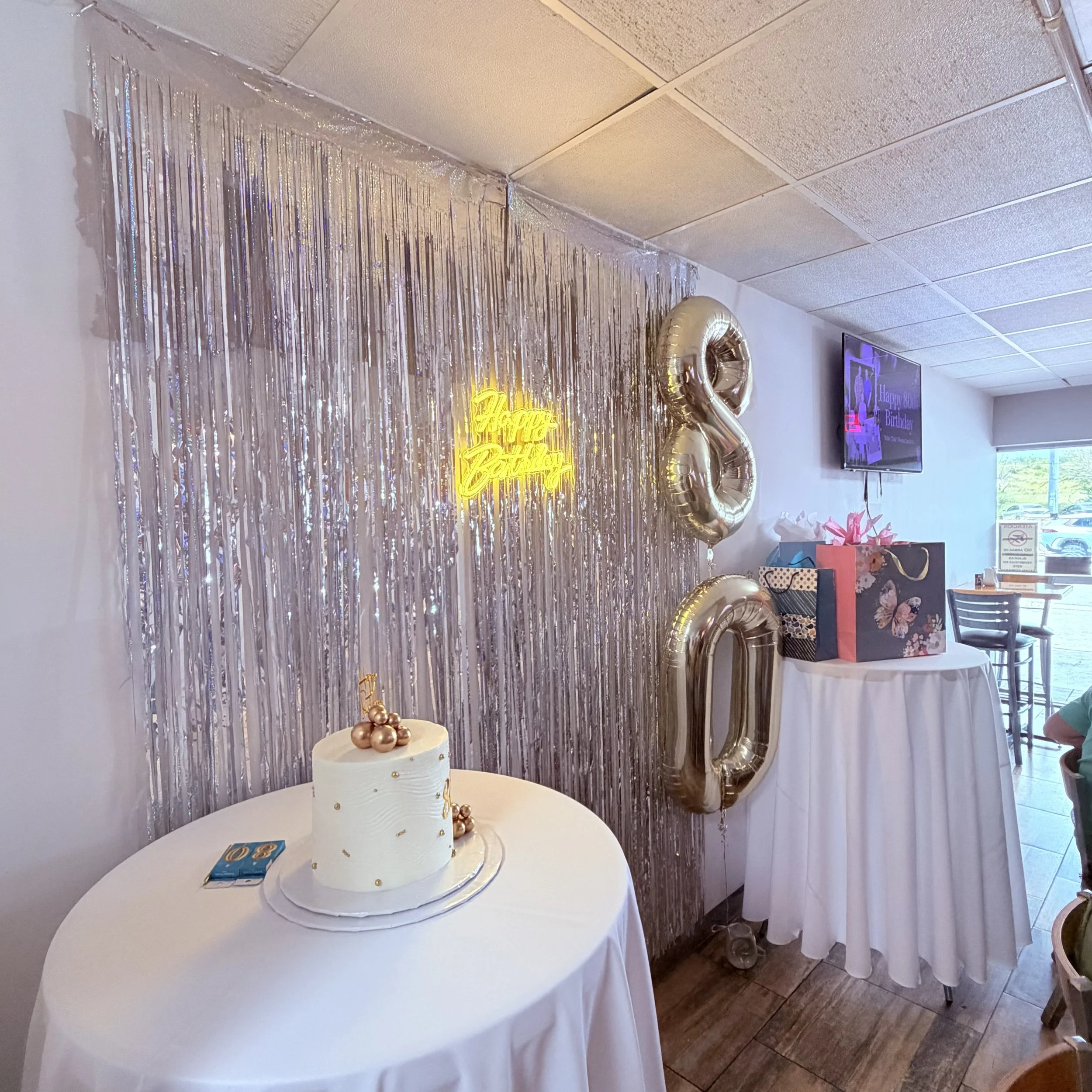 Un evento de un cumpleaños en nuestra localidad en hatillo Puerto Rico. 