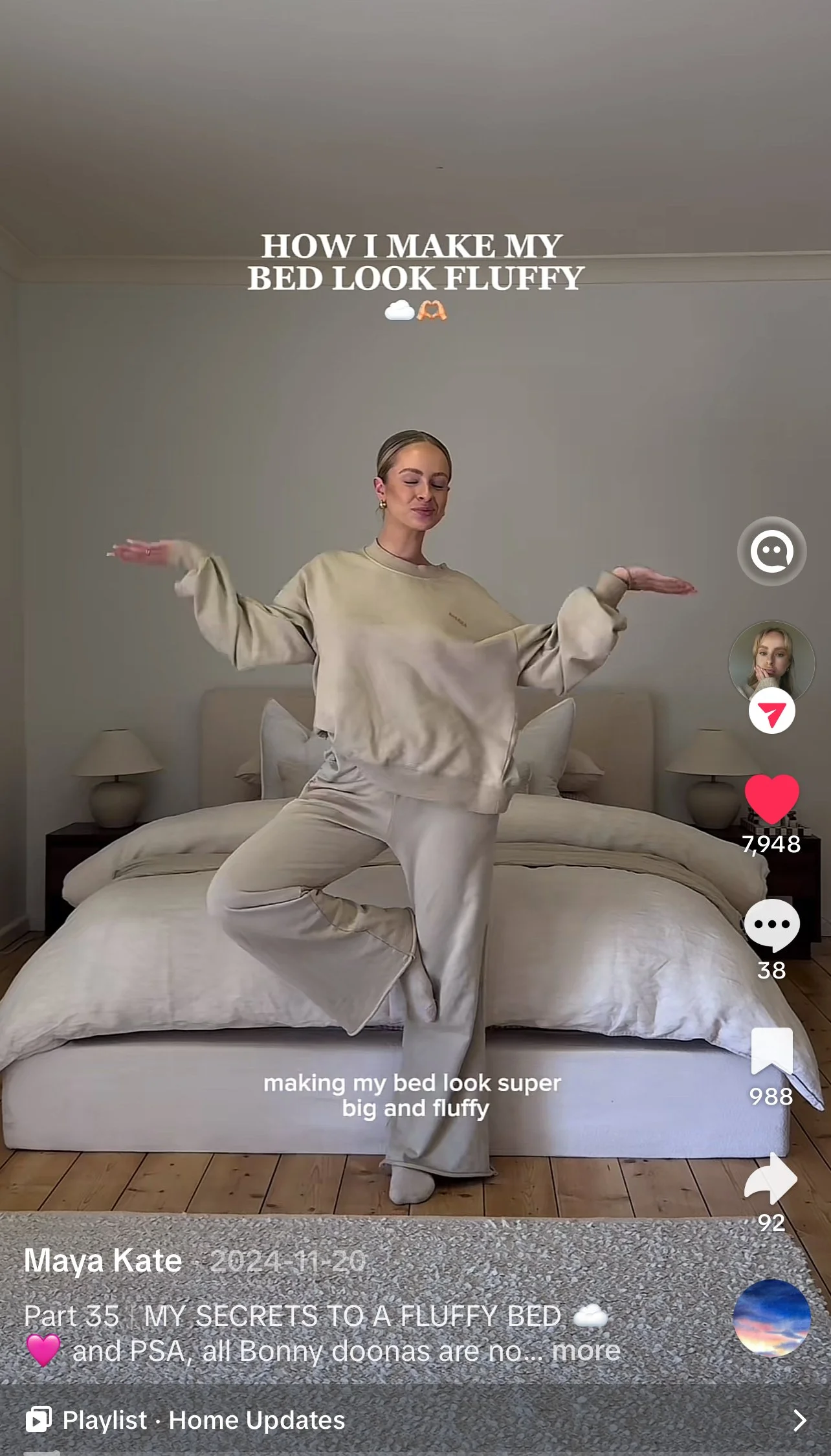 Example of Creator Collaboration for Bonny's Winter Doona