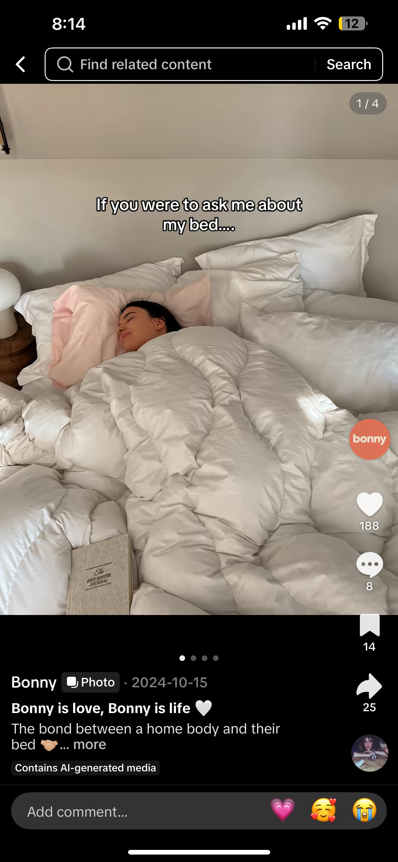 Example of trend-content incorporating product