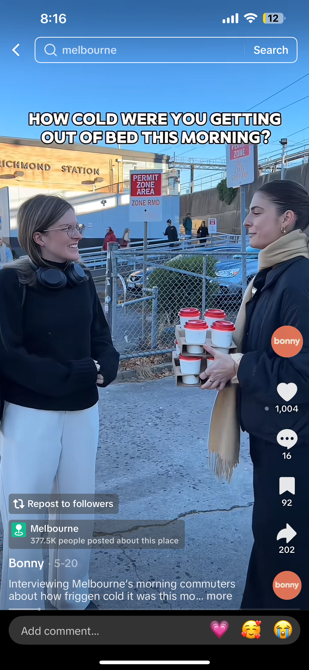 Example of organic video intergrating product