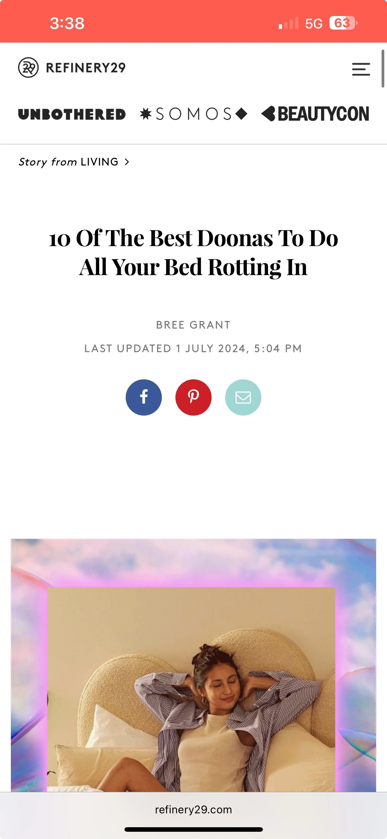 Listicle Coverage on Refinery29