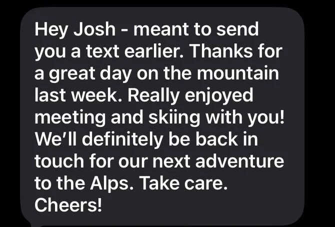 Our clients are happy, we're happy... really happy! Come experience Aosta Valley with us!