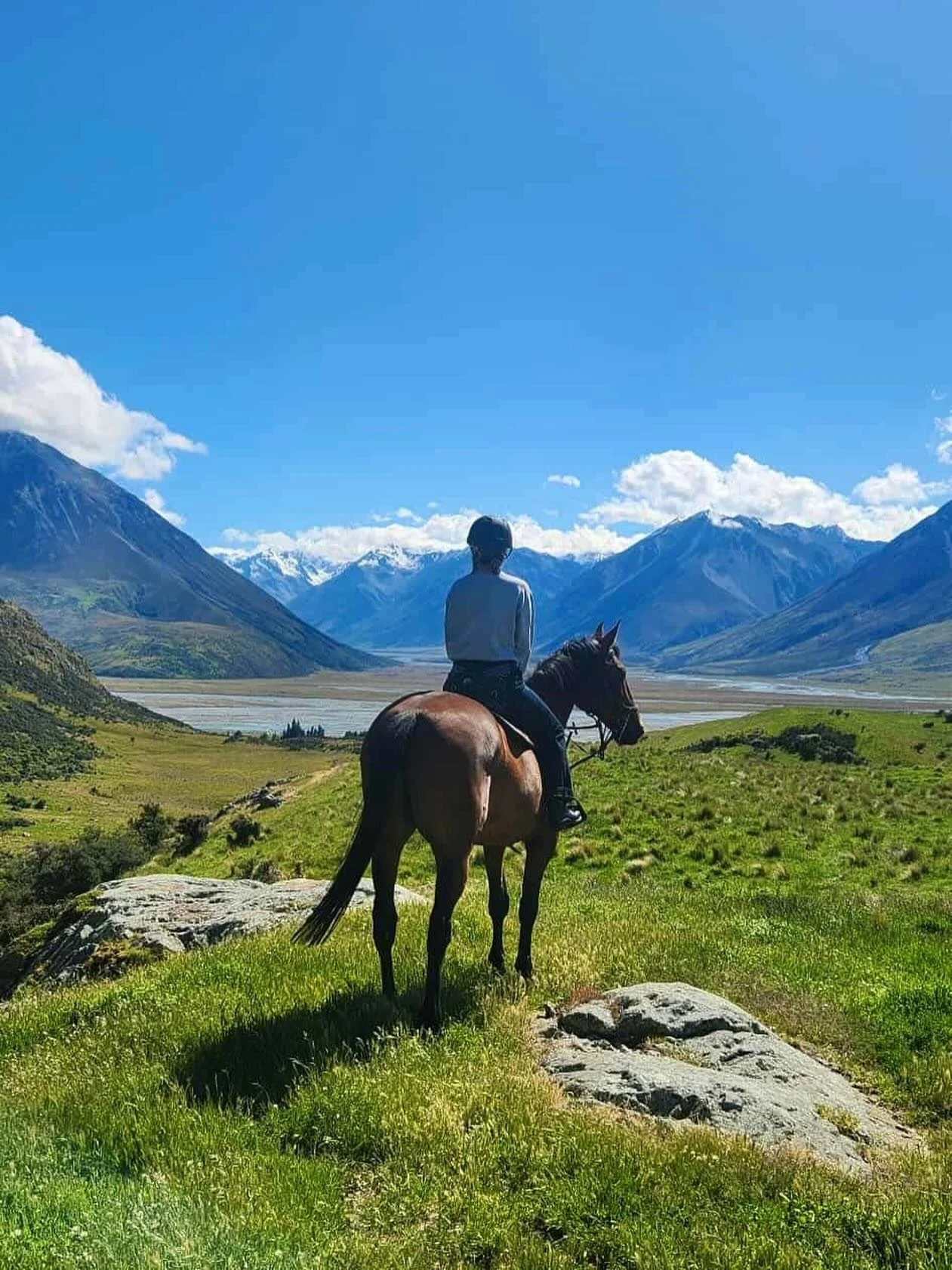 Head out on our Huxley Downs Trek for this breath taking view of the Dobson Valley.