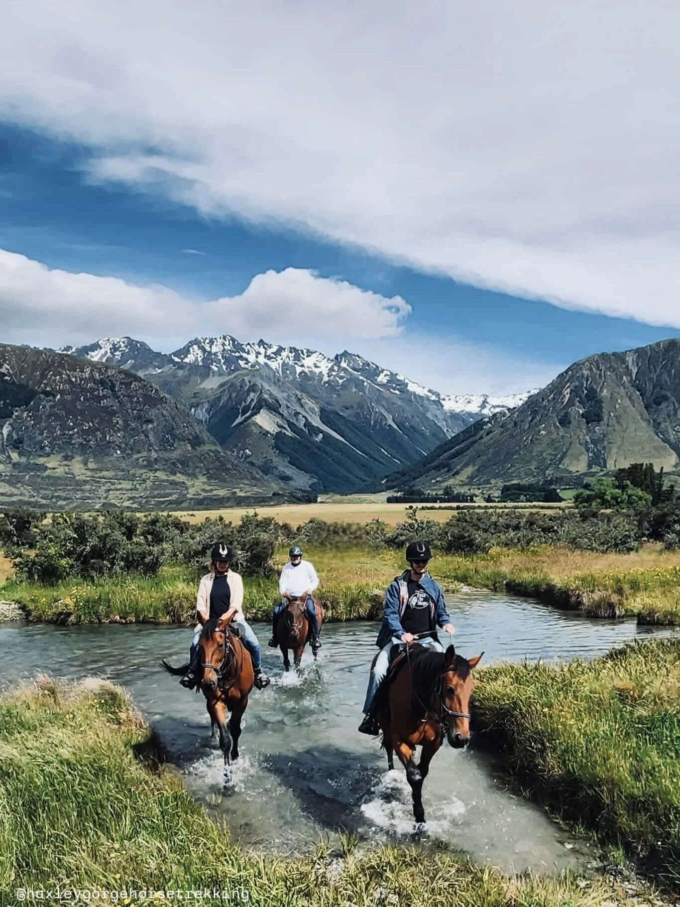 Our loyal steeds promise dry passage across rivers and streams. And, they guarantee spectacular views with a comfy seat.