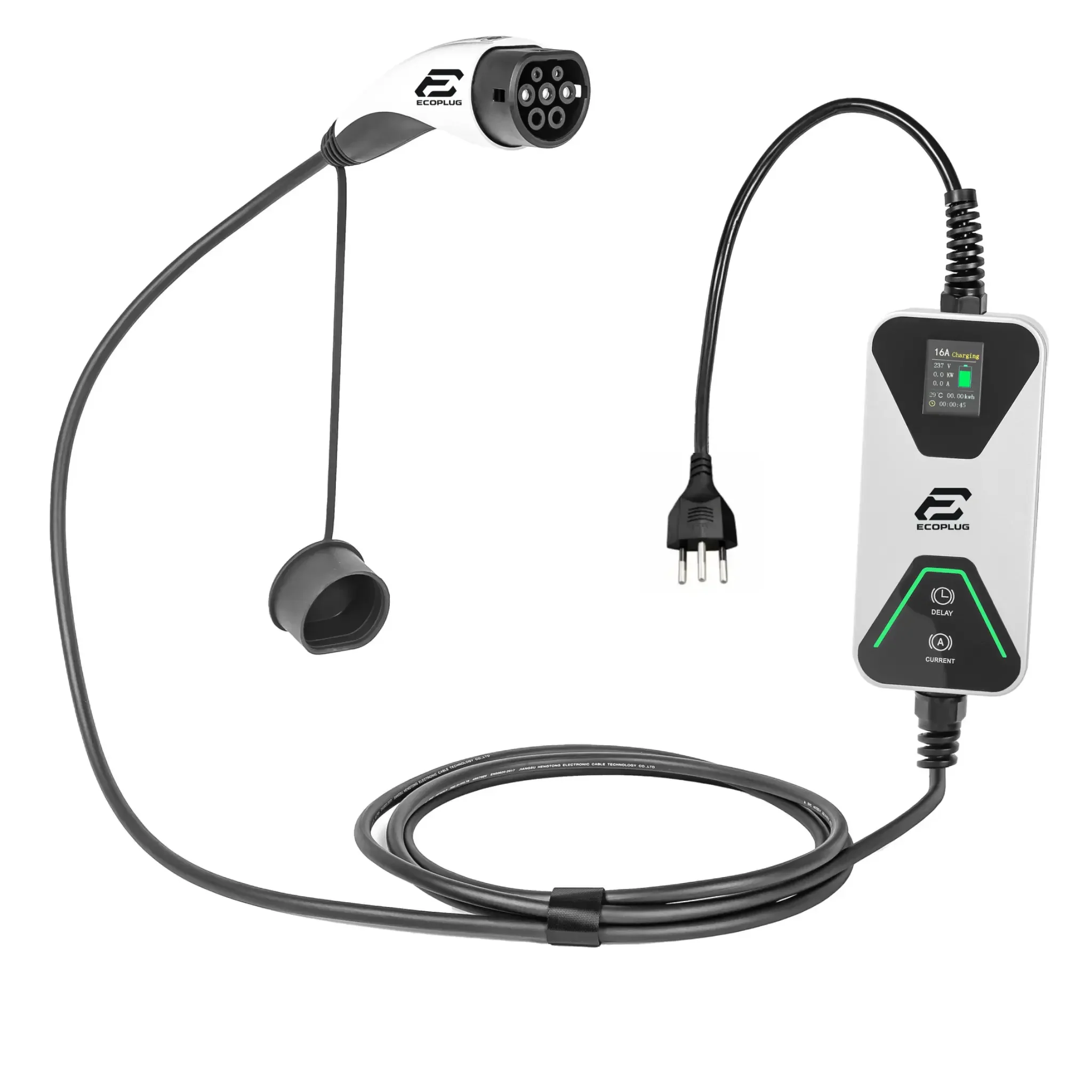 Mobiles EV Ladegerät Typ 2 10A | Schweizer T13 Stecker | 2.3 kW