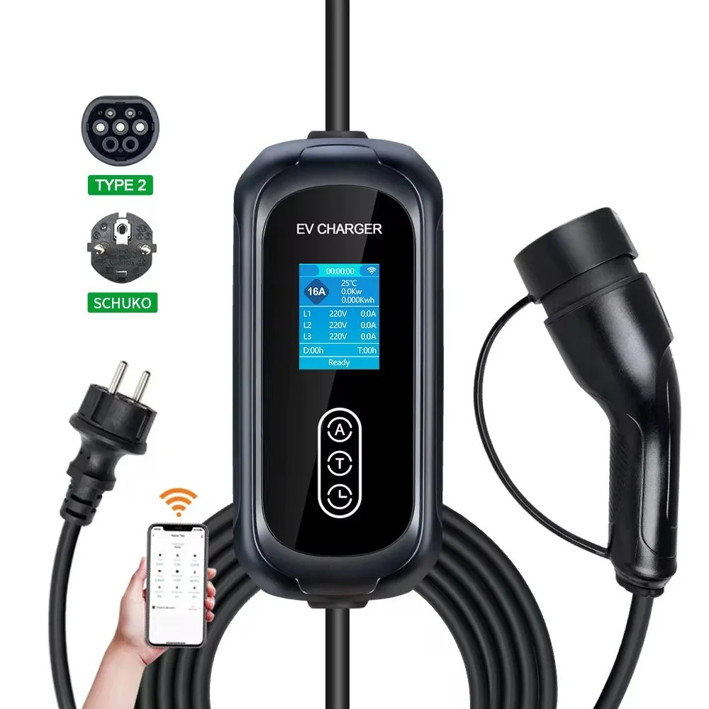 Mobiles EV-Ladekabel APP F3 – 3,6 kW | 16A | 1-phasig | Typ 2