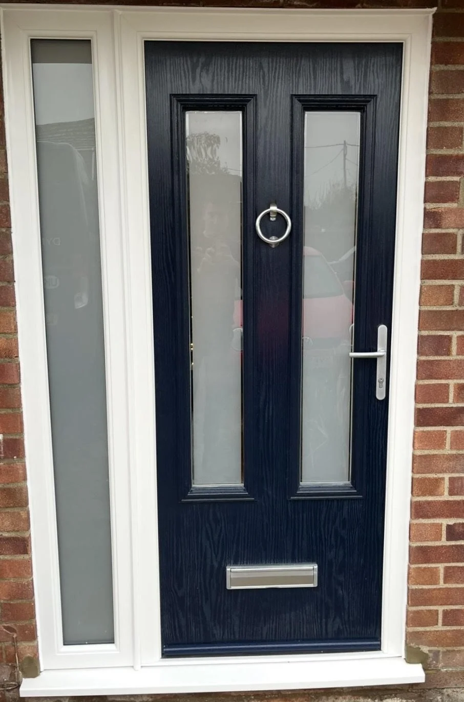 Replacement Front Door in Black | Dynasty Windows FENSA Approved Windows & Doors Installers | Didcot