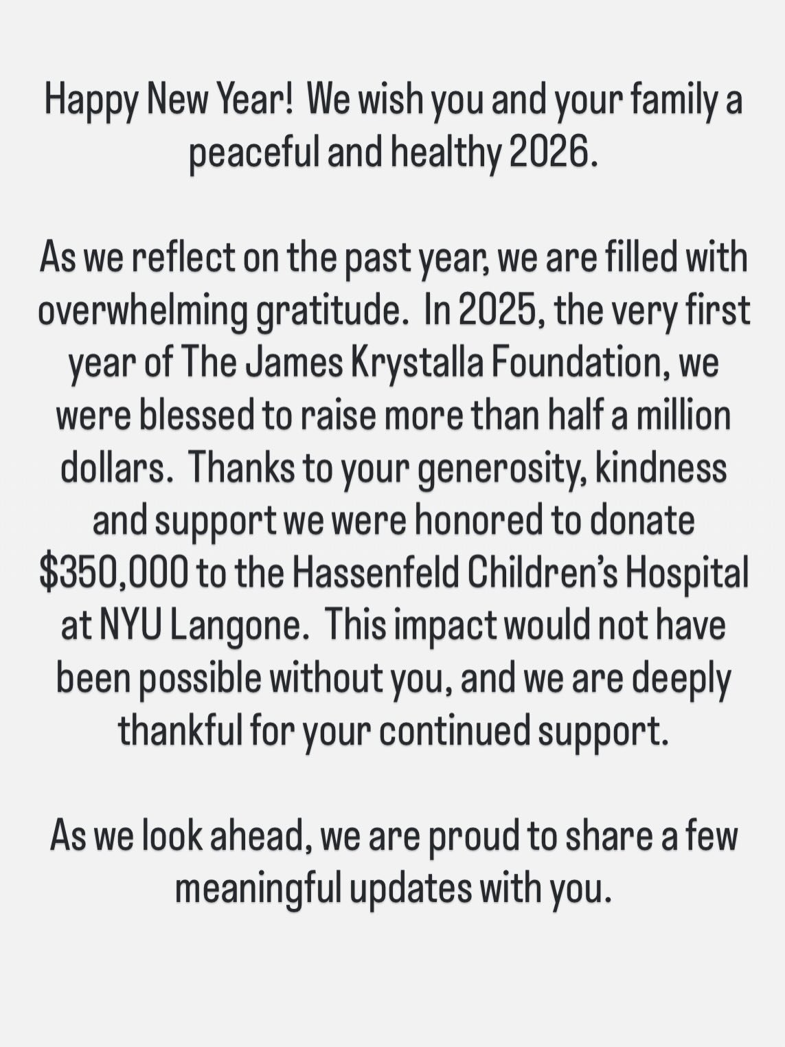 A new year, meaningful progress, and exciting things ahead.🧡