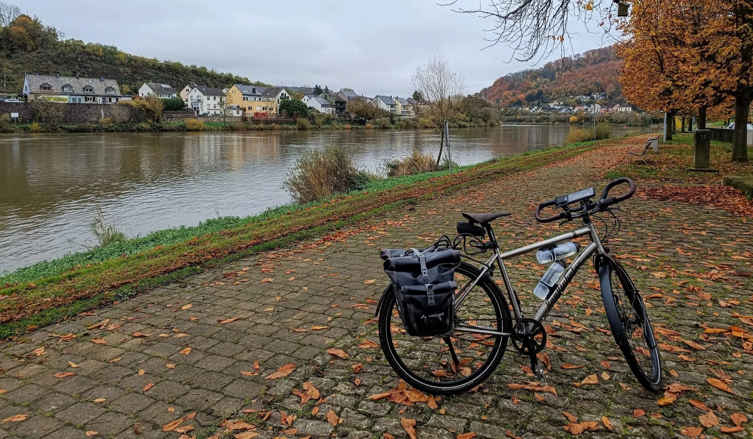 Steve Muscat Azzopardi on a bicycle tour, showing the importance of rest.
