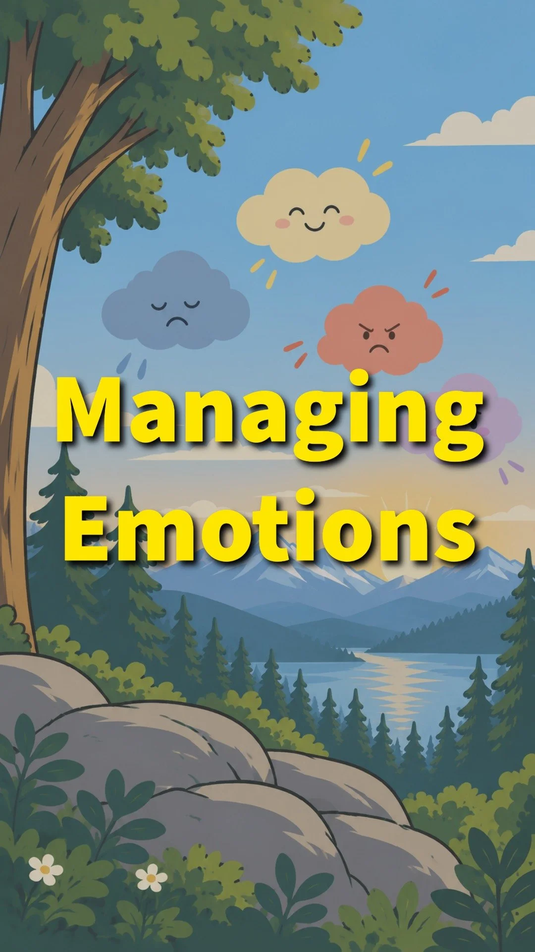 Parent and child learning to understand and manage big emotions together