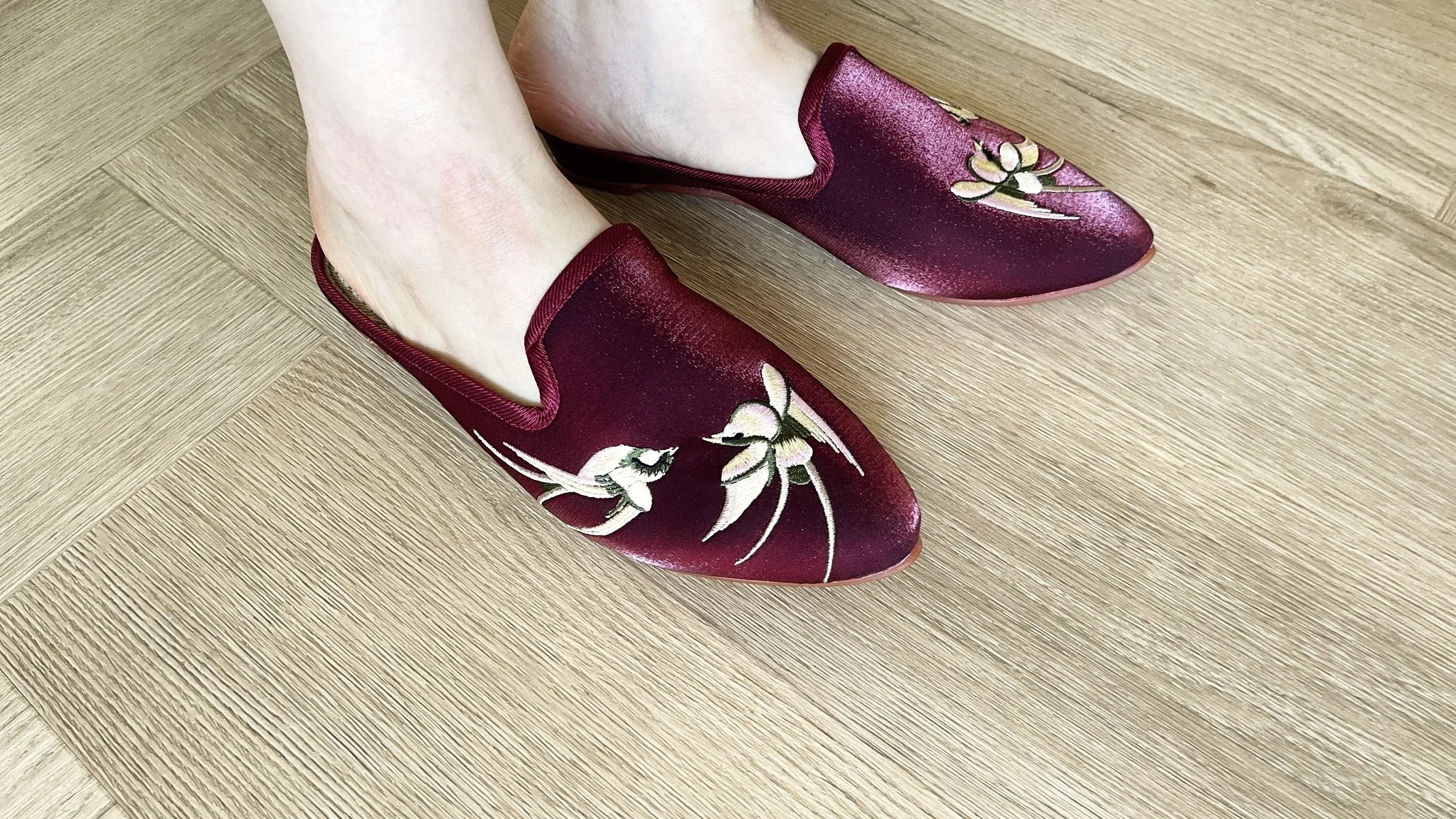 Love for Life, Embroidered Loafer Shoes