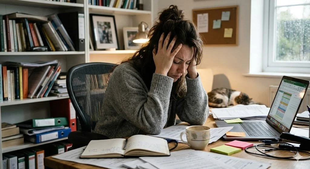 You're Not Behind. You're Just Carrying Too Much Mental Weight.