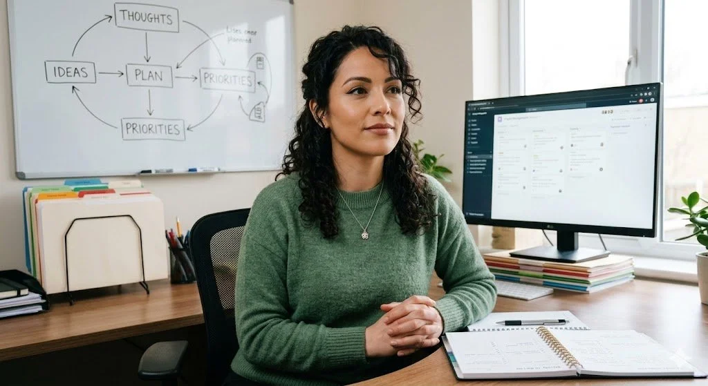 What Actually Changes When You Learn to Separate Tasks From Thought Loops