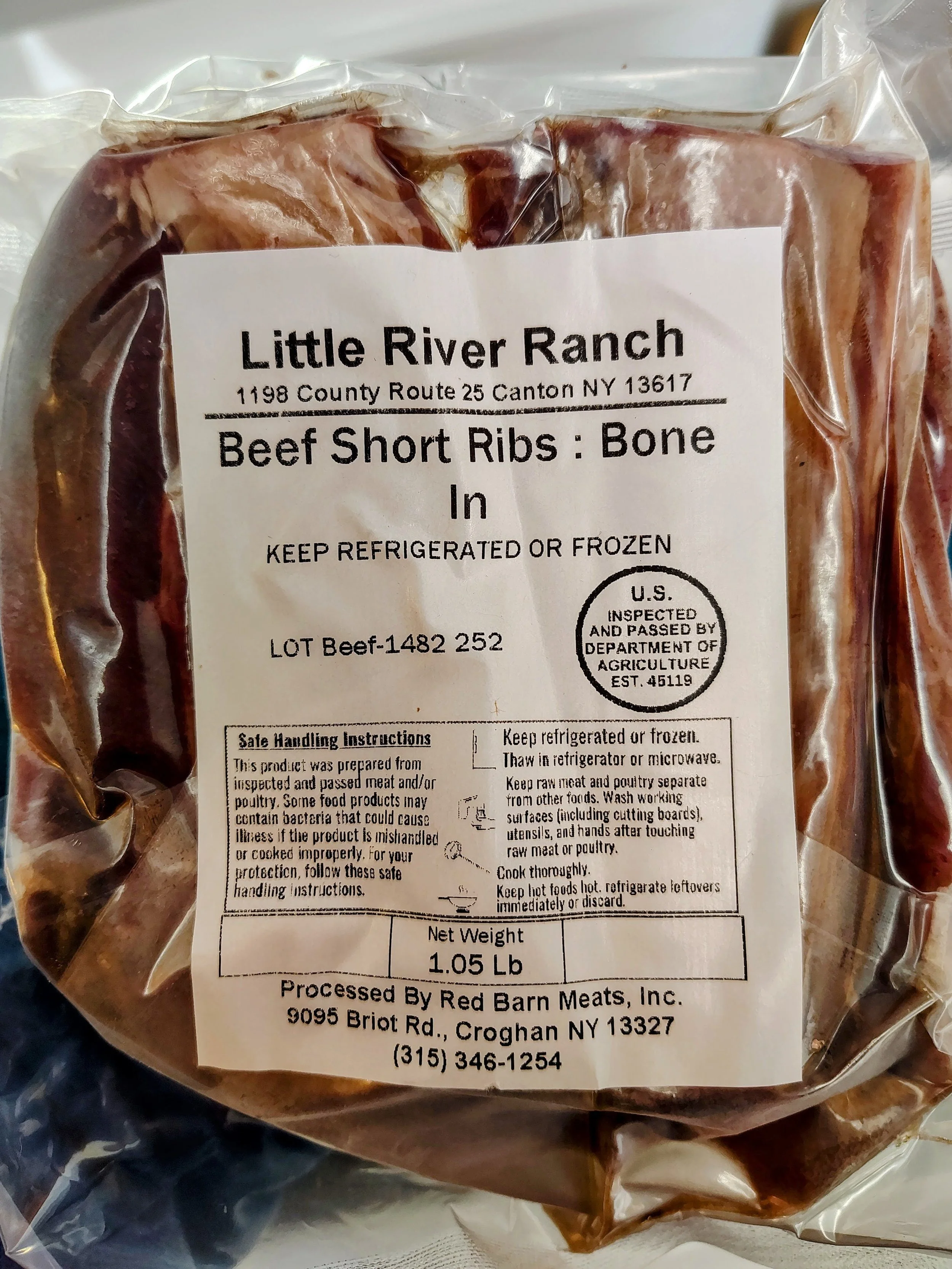Bone-In Short Ribs (2 per pack)