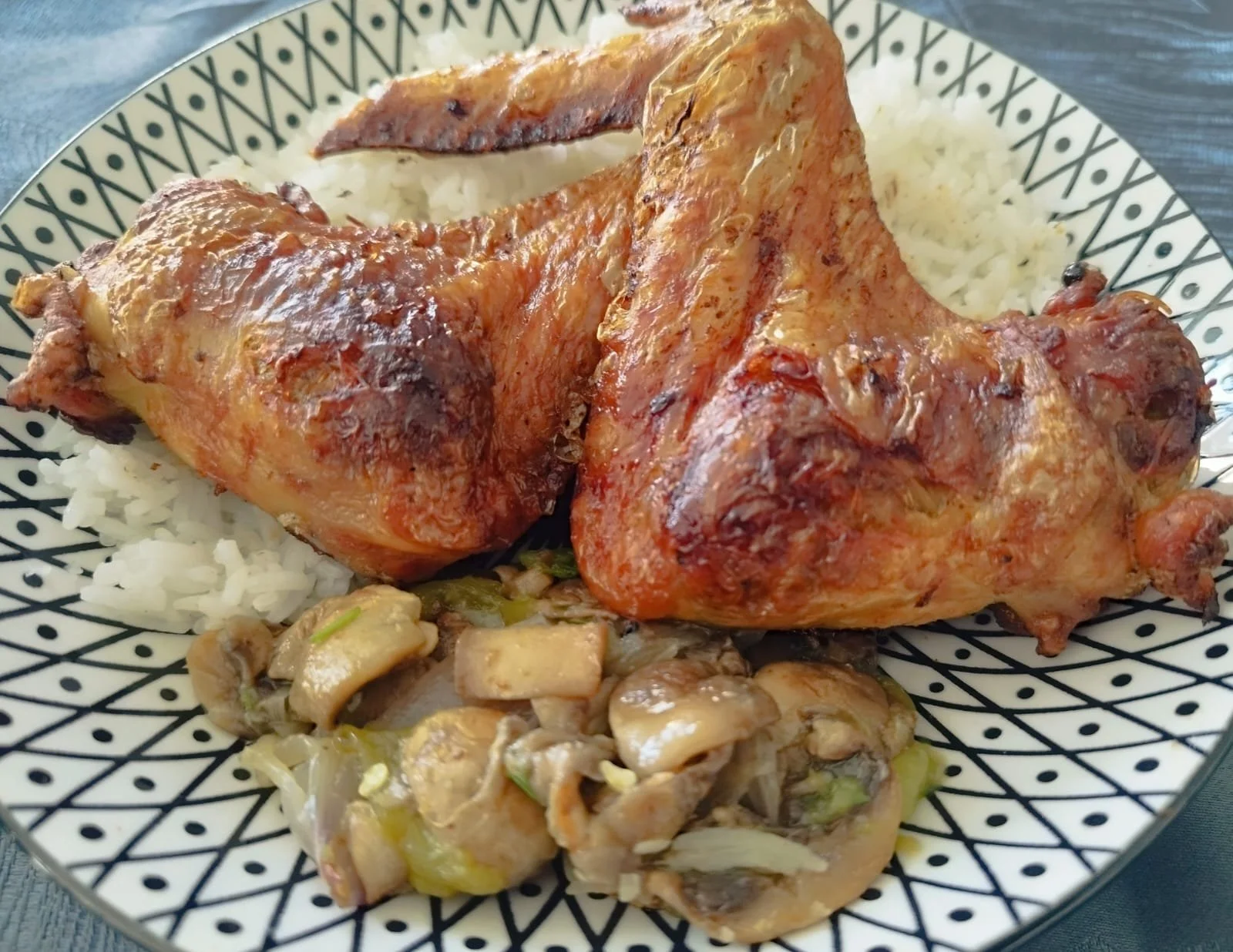 aile de poulet farcie