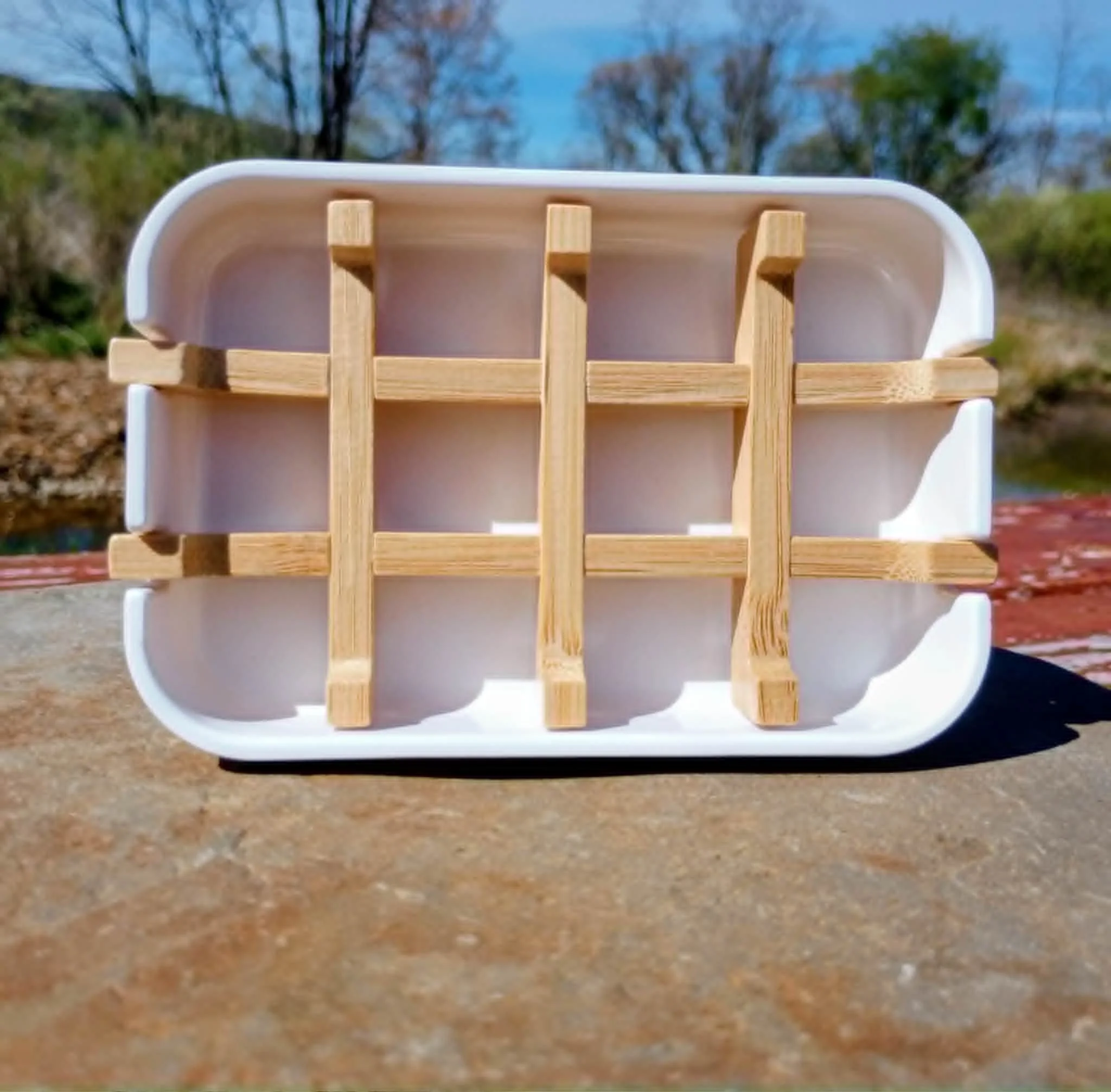 Bamboo Soap Tray ~ Natural & Biodegradable
