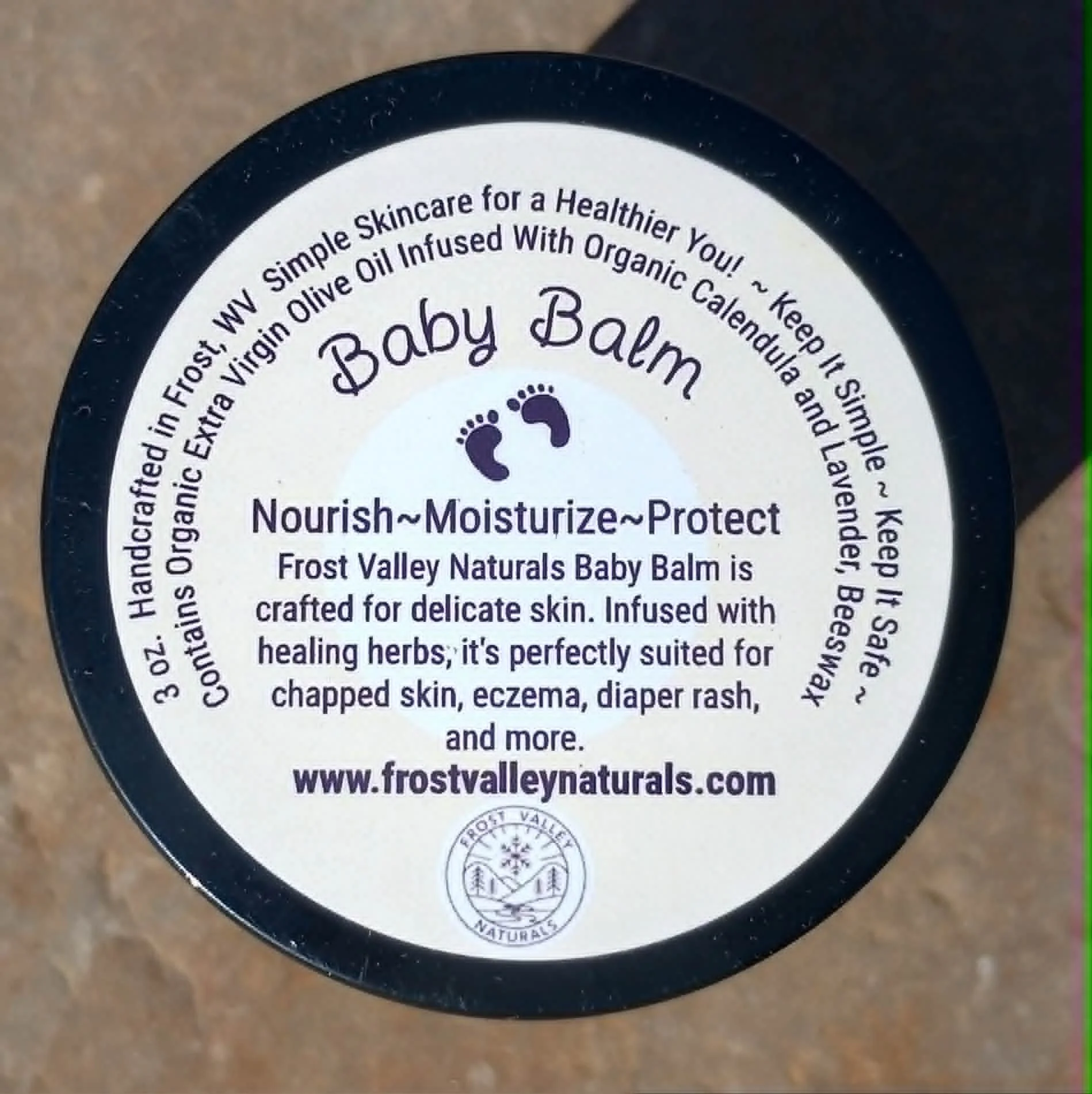 Baby Balm ~ 3 Ounce Jar