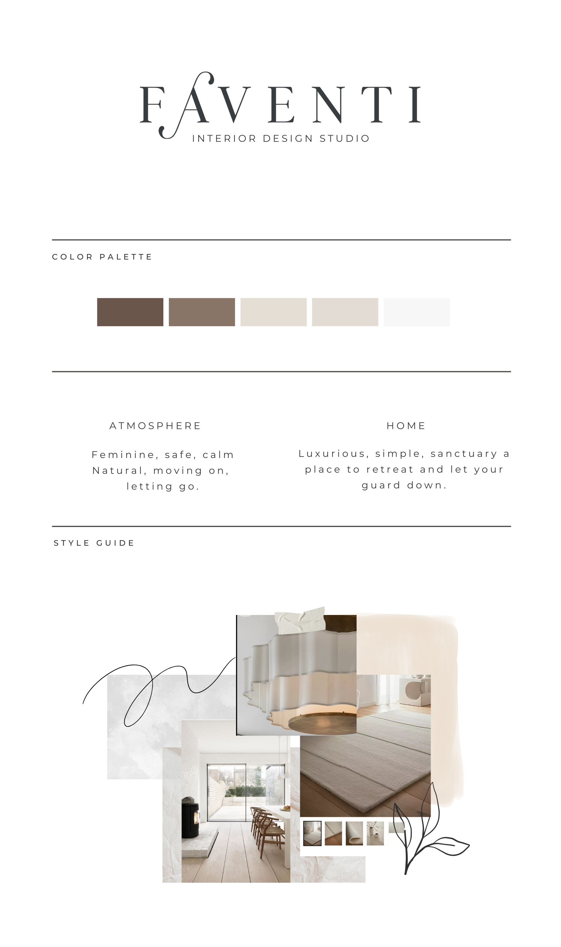 Calming minimal interior design inspiration