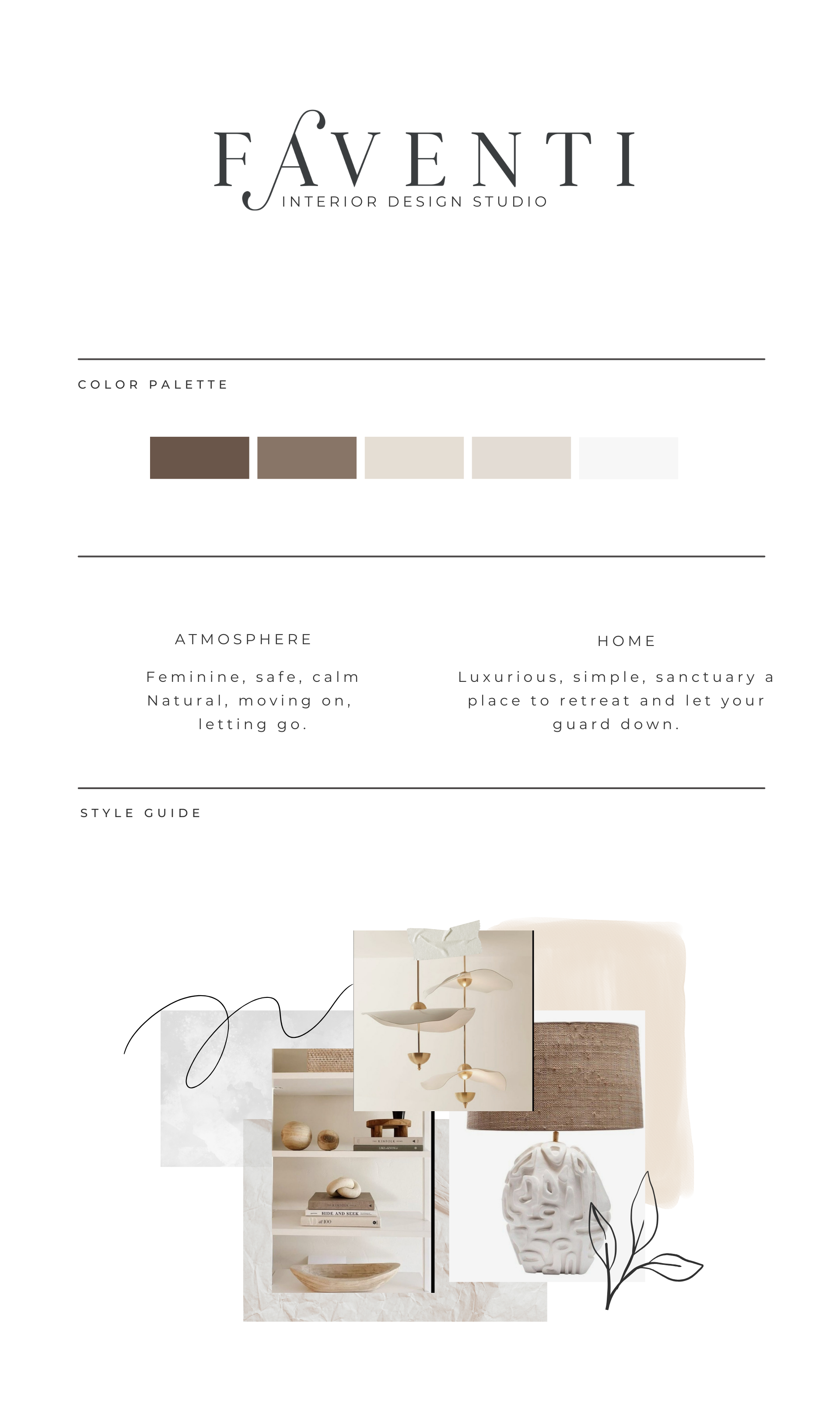 Calming interior style inspiration