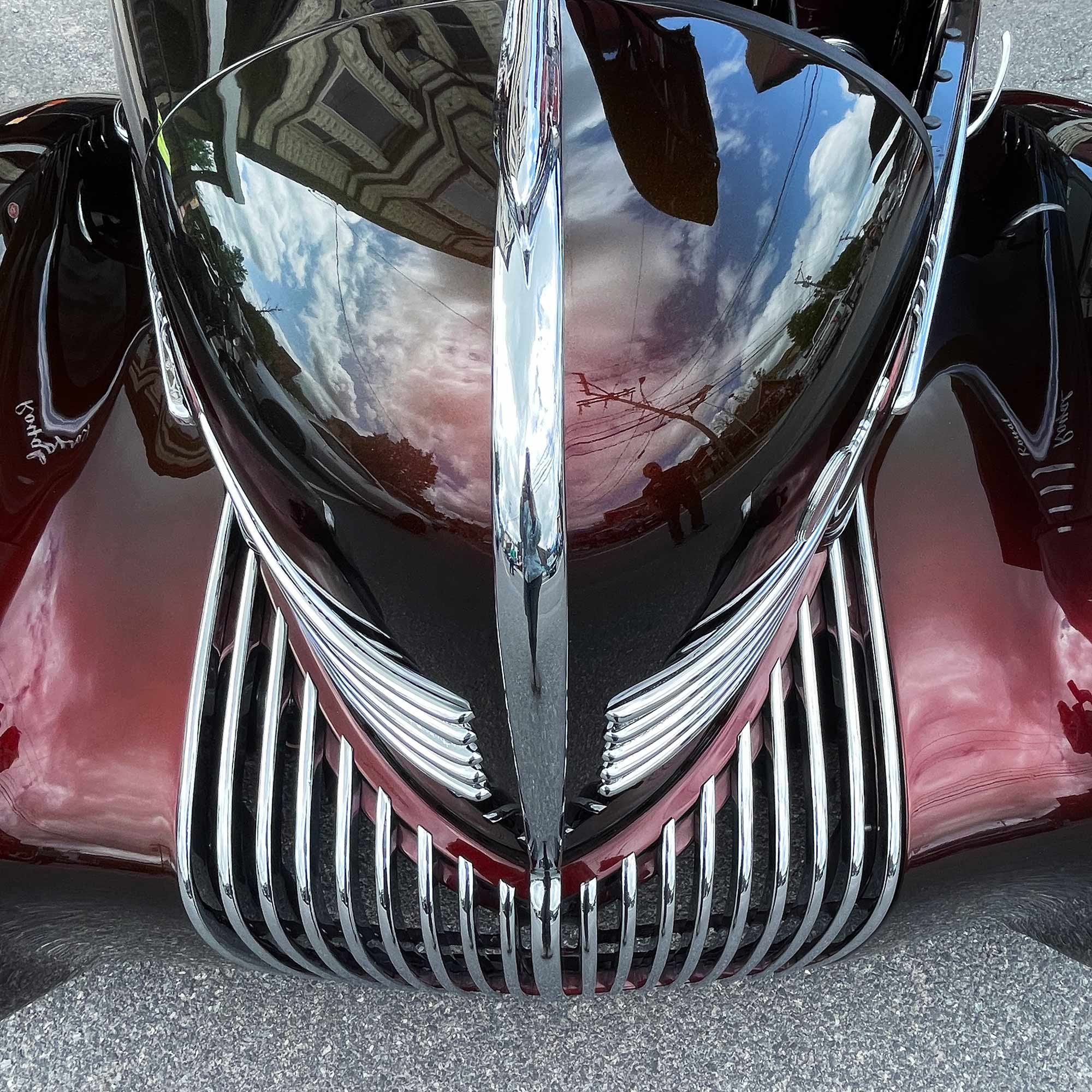 Rosie-McCobb-Maroon-car-grill.jpg