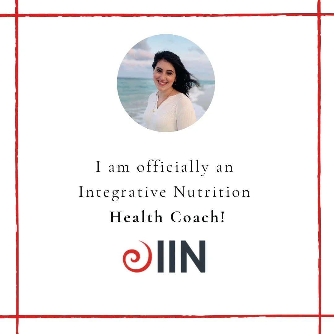 I'm officially an IIN graduate! 🎓

This program challenged me to think differently about health &mdash; less about perfection, more about listening, support, and meeting people where they are.

I&rsquo;m excited to keep learning, refining my approac