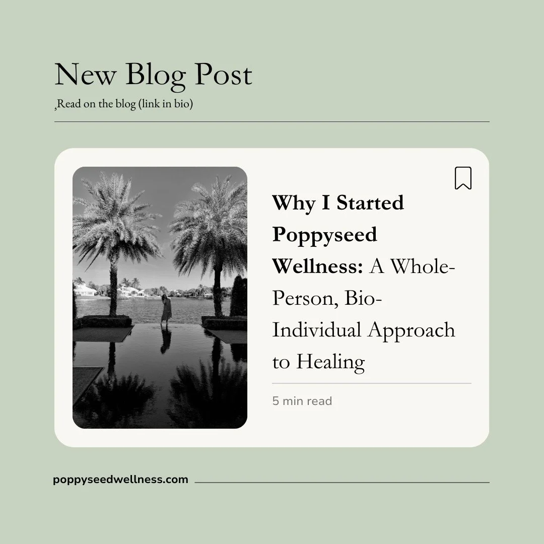 First blog post is live 🤍

Sharing more of the why behind Poppyseed Wellness and my approach to health.

Link in bio.

#newblogpost #poppyseedwellness #wellnesswriting #simpleliving