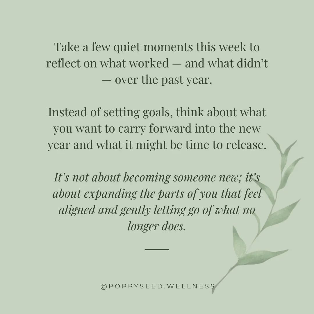 The new year doesn&rsquo;t have to mean a new you. 🌿

It&rsquo;s a time to pause, reflect, and carry forward what truly feels aligned.

In my latest blog post, I&rsquo;m sharing the habits I&rsquo;m bringing into 2026 &mdash; and the ones I&rsquo;m 