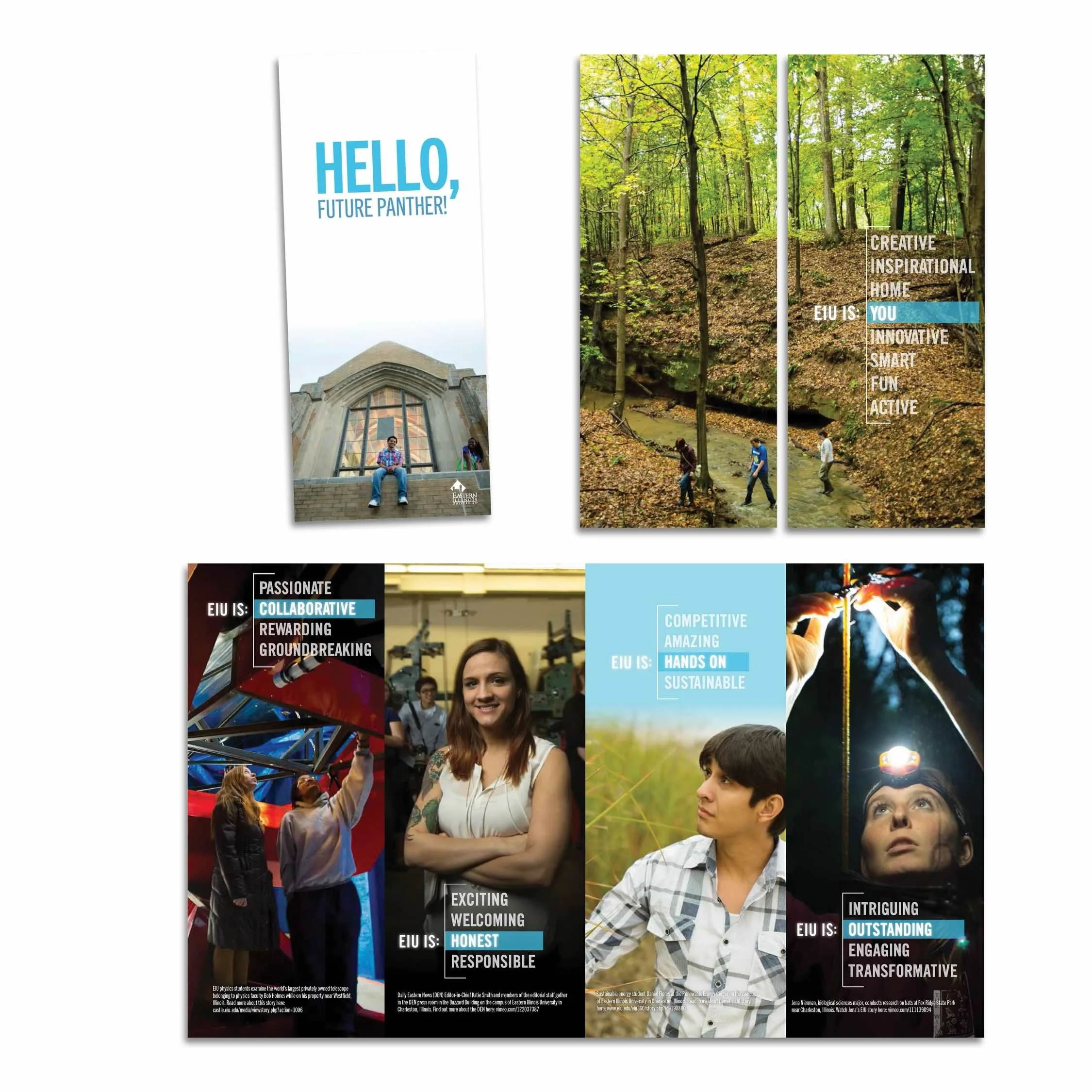 Admissions Gatefold Brochure for Eastern Illinois University