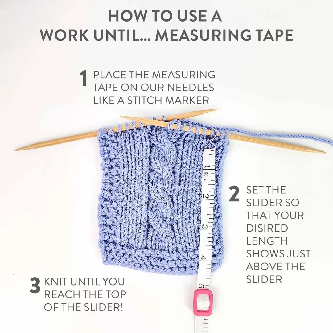 Work Until... Measuring Tape (Blue)