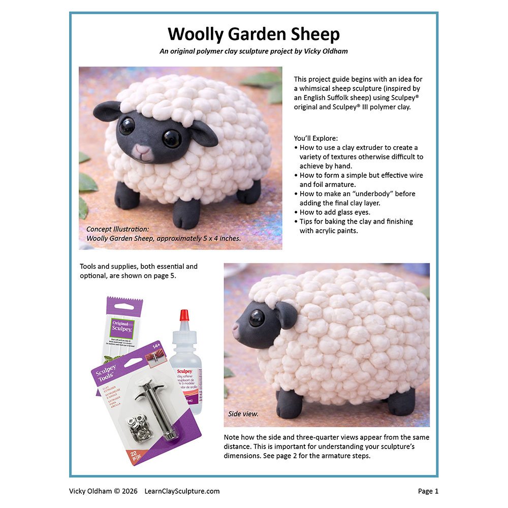 Woolly Garden Sheep Sculpture Project Guide