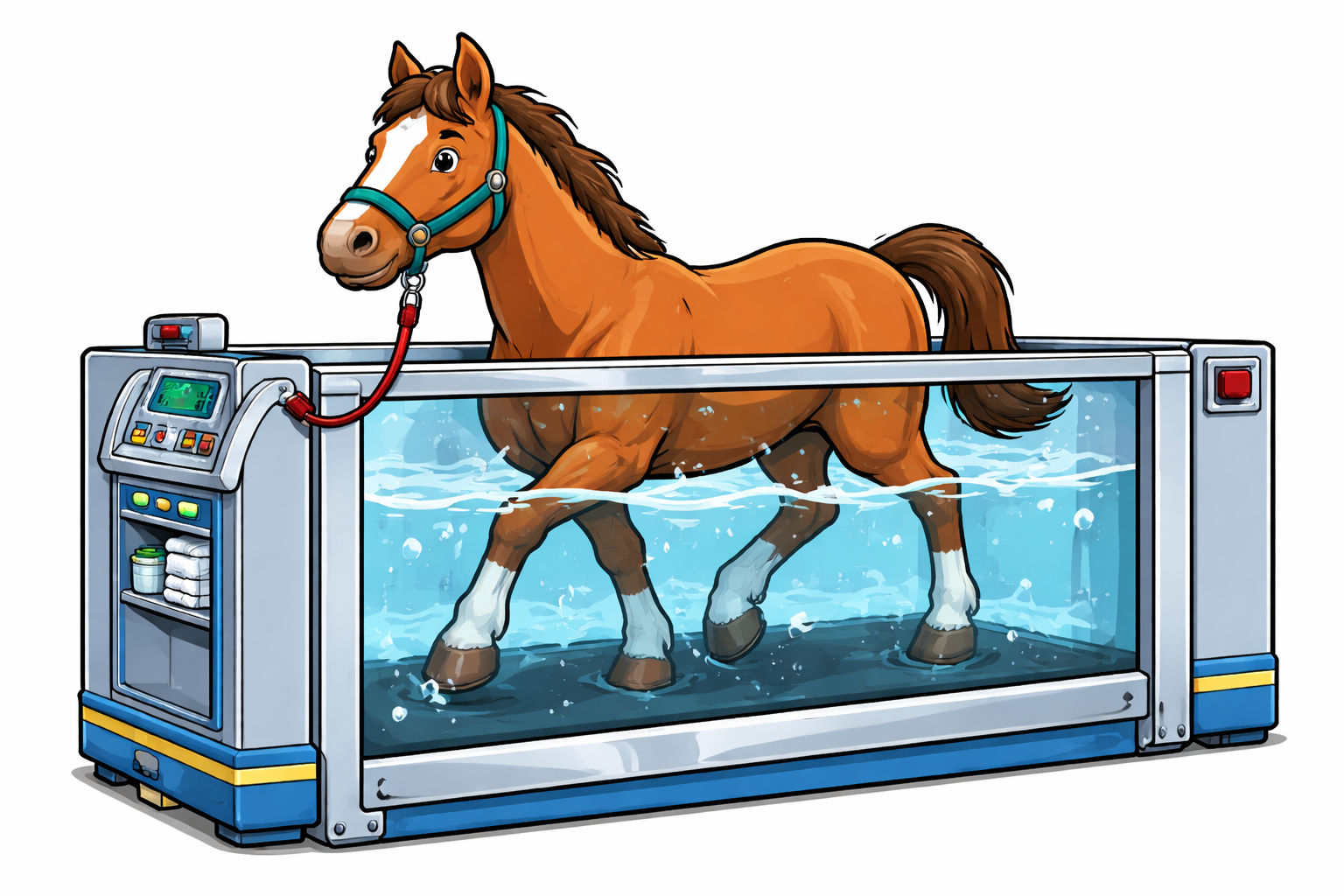 New research sheds light on the effect of water treadmill exercise on equine muscle function. 