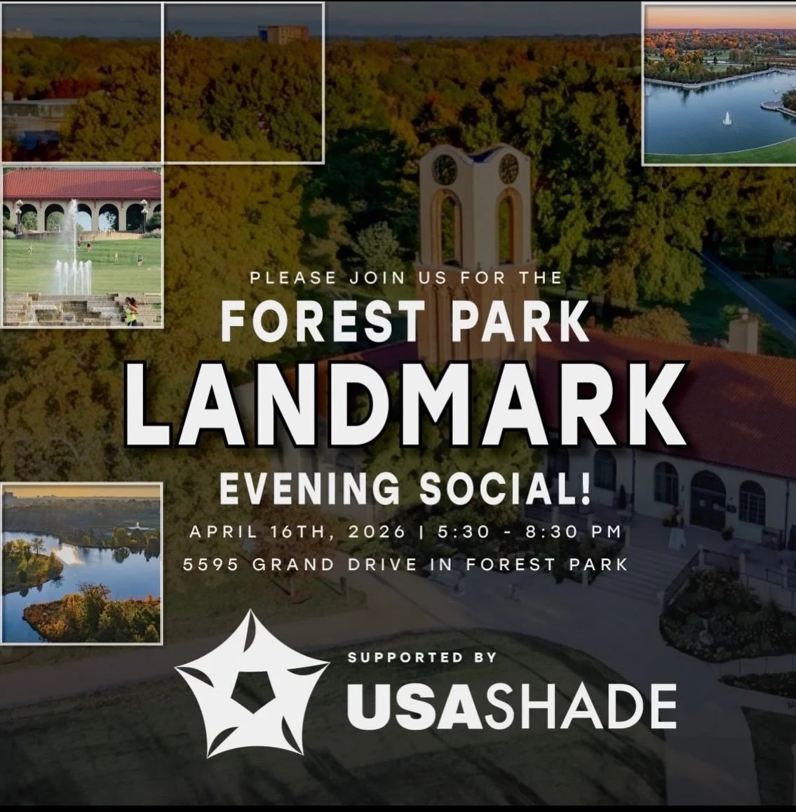 For the Central States Conference attendees!

Forest Park has recently received the prestigious ASLA Landmark Award, a rare national honor. We will be celebrating this on Thursday, April 16 with an evening event at the Forest Park Dennis &amp; Judith