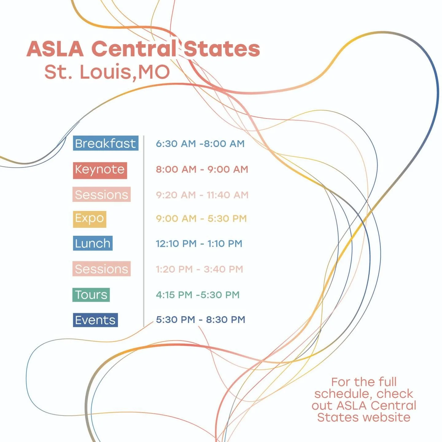 Schedule at a glance for today and a recap from last night! 

We started off strong with the happy hour and had an amazing kickoff session with Dr. Wildcat! Can&rsquo;t wait to see what&rsquo;s in store today! 

#aslacentralstates2026 #aslacentralsta