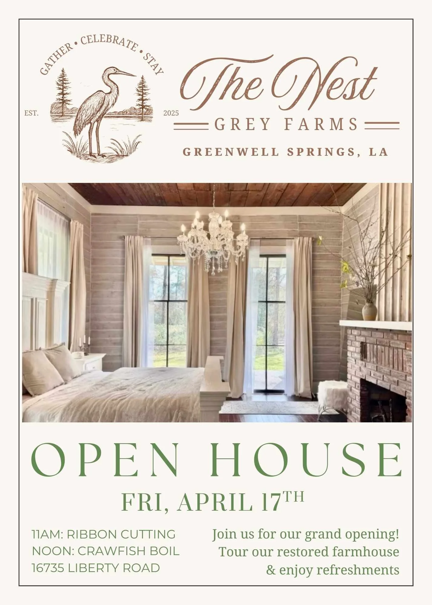 The Nest at Grey Farms to Host Grand Open House &amp; Ribbon Cutting in Greenwell Springs