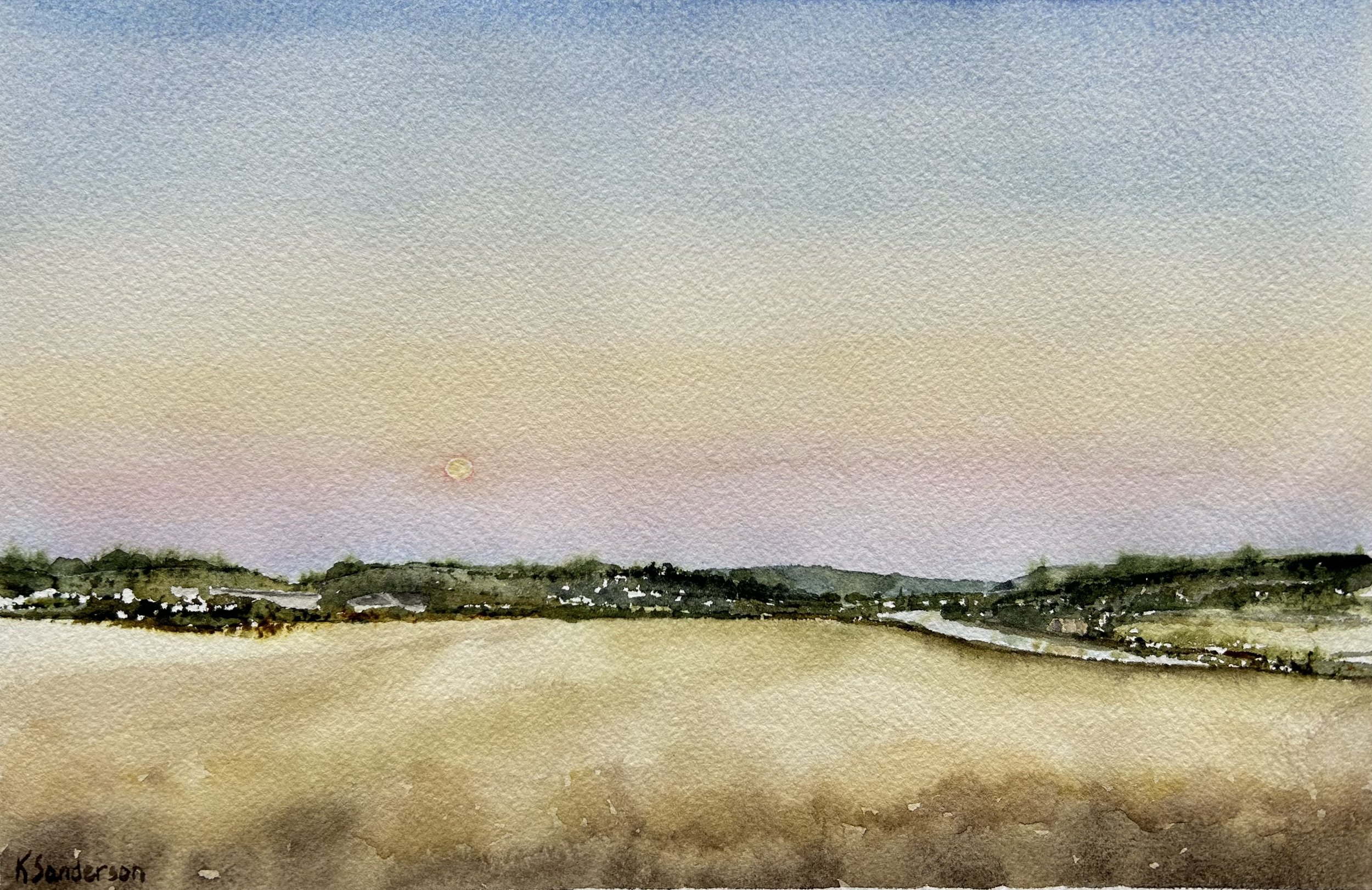 Moonset at Steigerwald 2022