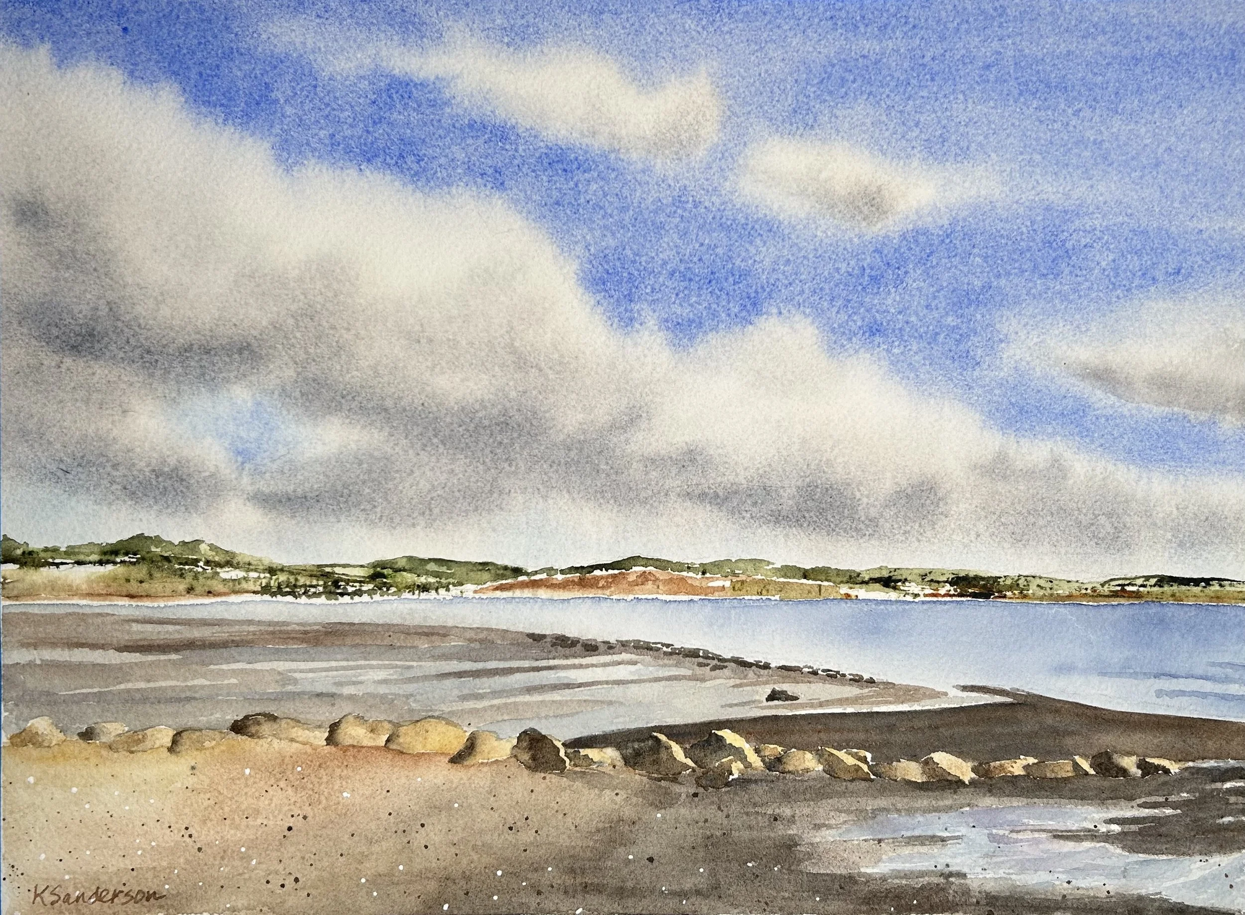 Low Tide at Monterey Bay (commissioned-Sold) 2025