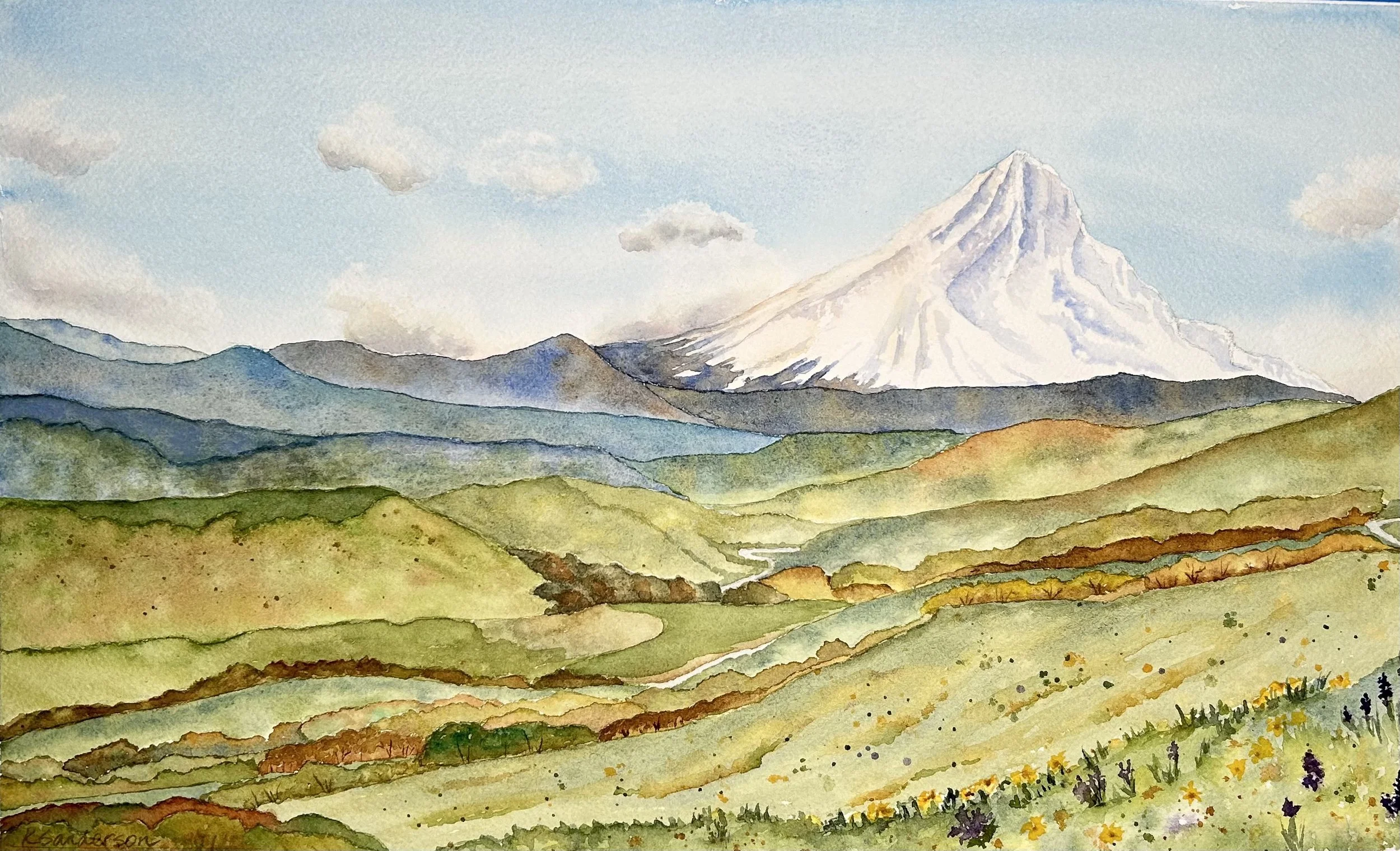 Mt. Hood From 7 Mile Hill Road 2024