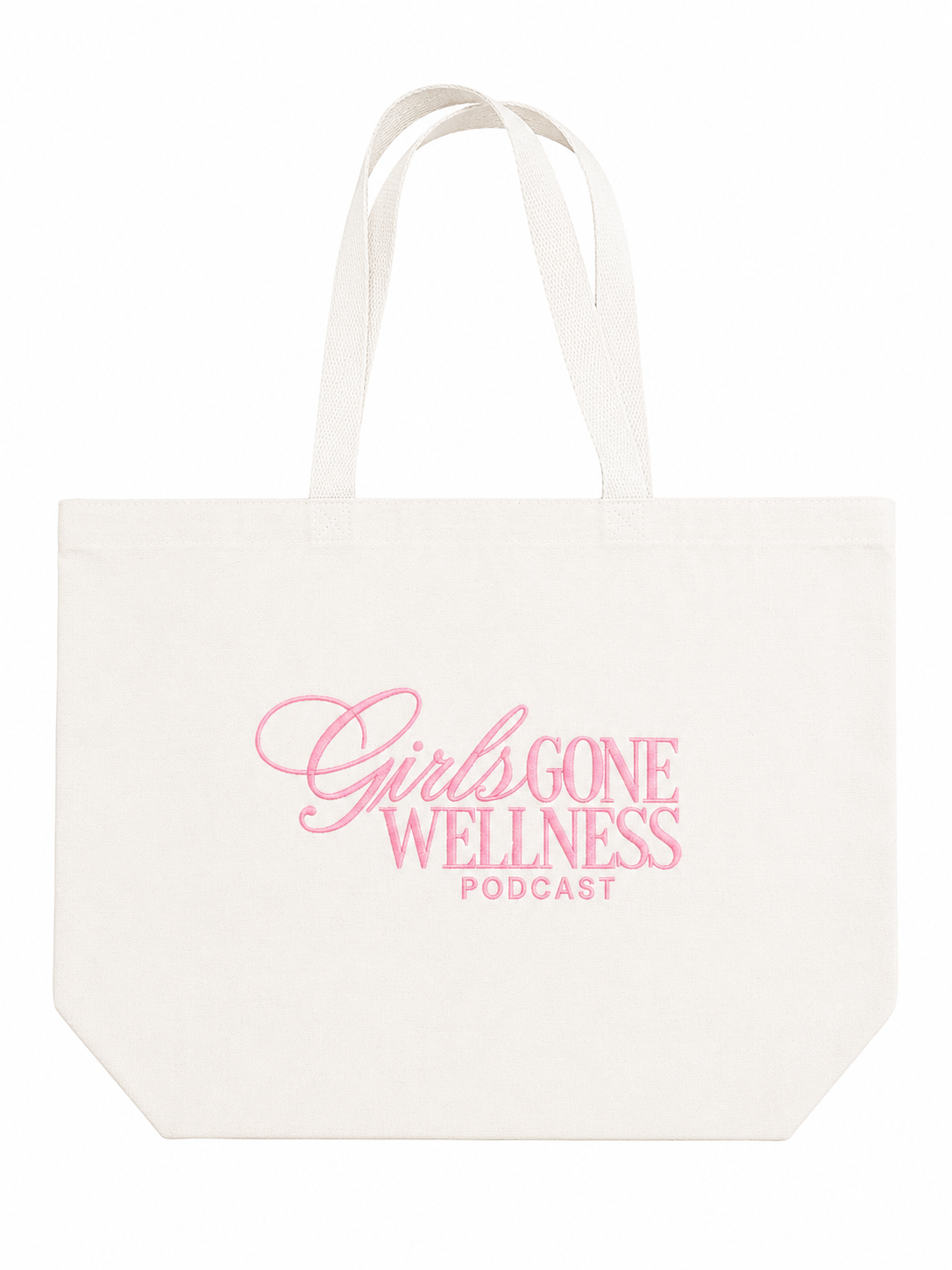 Large Embroidered GGW Tote Bag