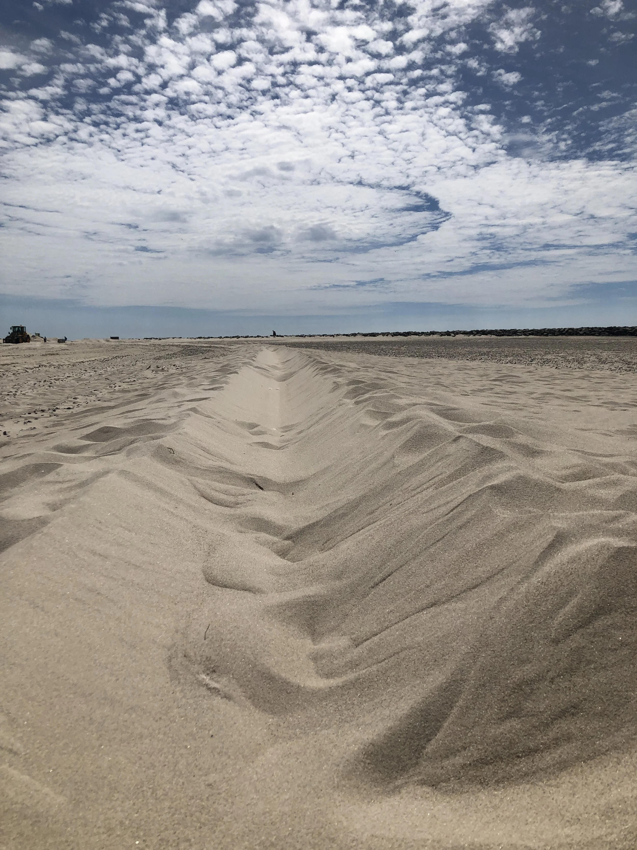 "Spor i sandet", Location Hvide Sande