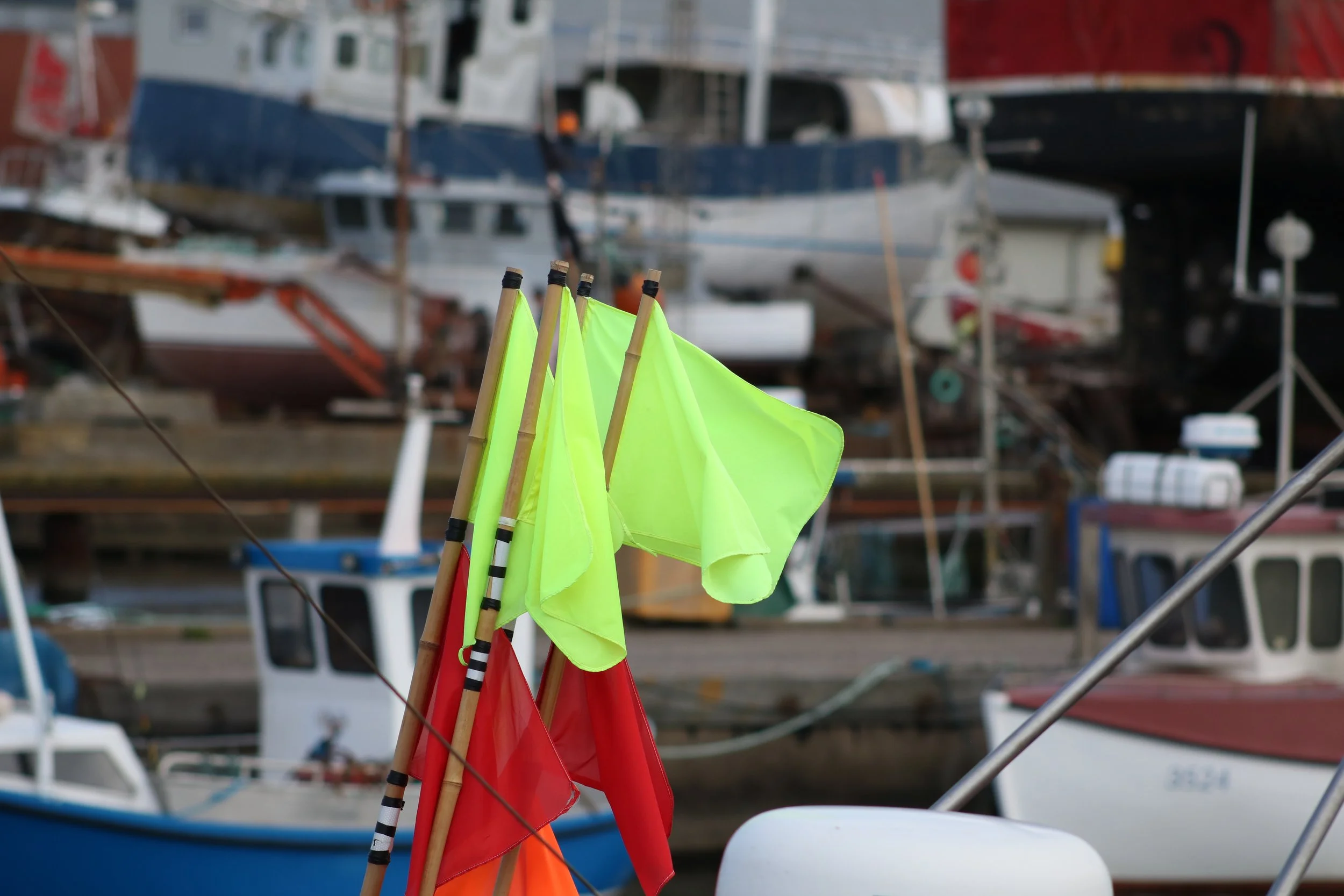 En af de sidste fiskerhavne