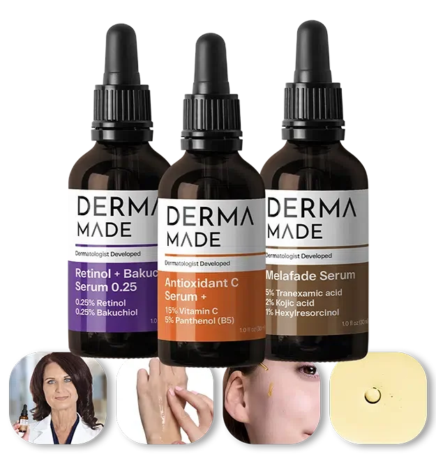 derma made skincare serum acne